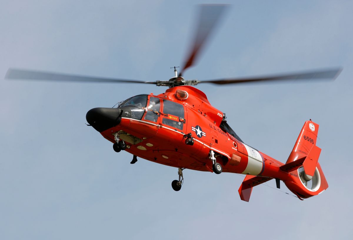 Coast Guard Copter Rescues Ill Fisherman