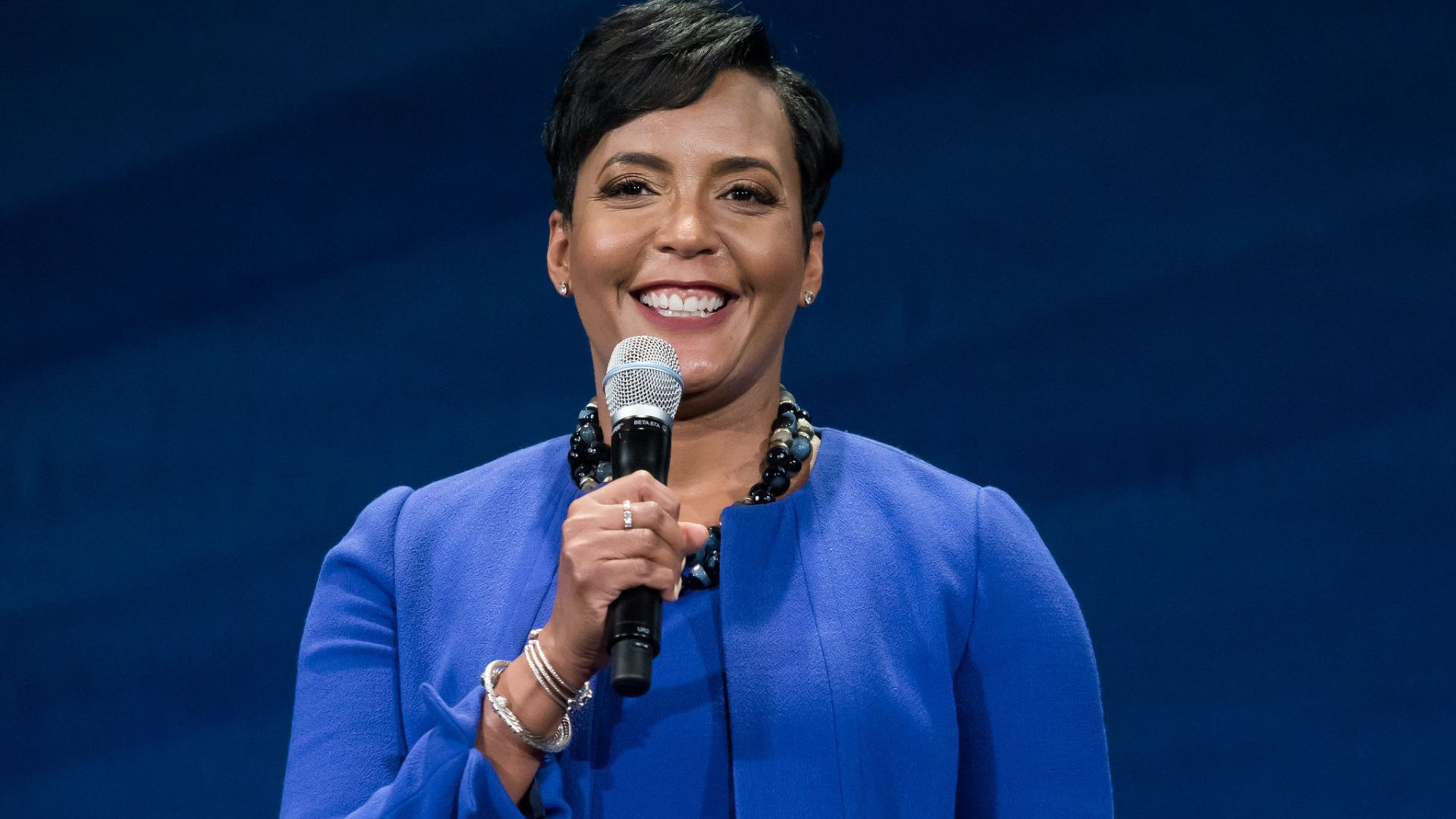 Keisha Lance Bottoms, former mayor of Atlanta, is currently running for governor of Georgia.