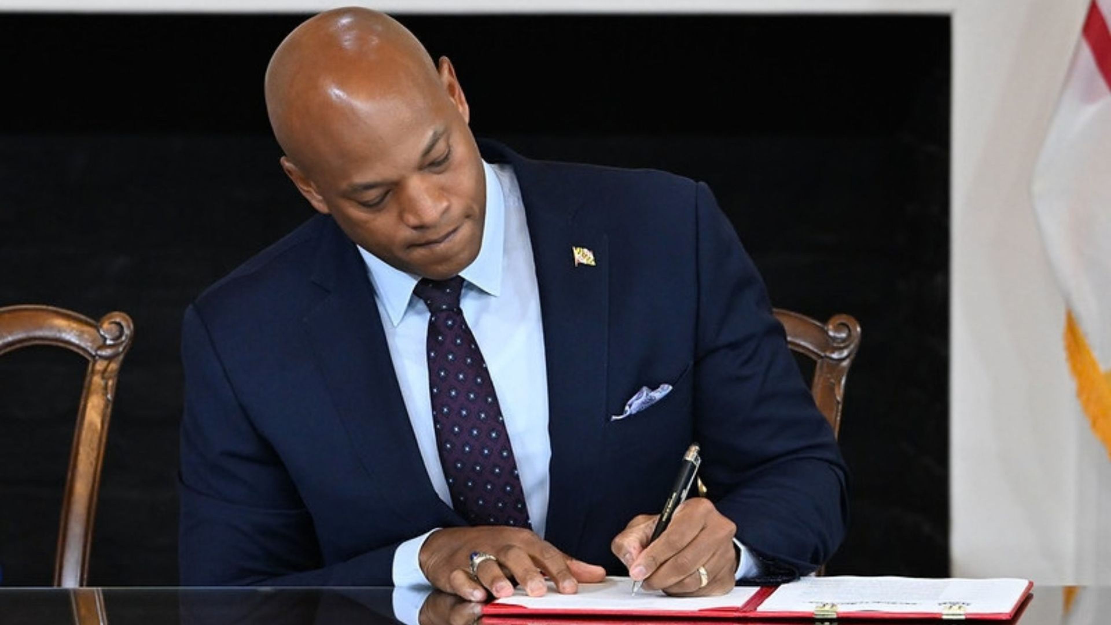 Maryland Gov. Wes Moore signs an executive order implementing guidelines for companies that want to bring data centers to Maryland.