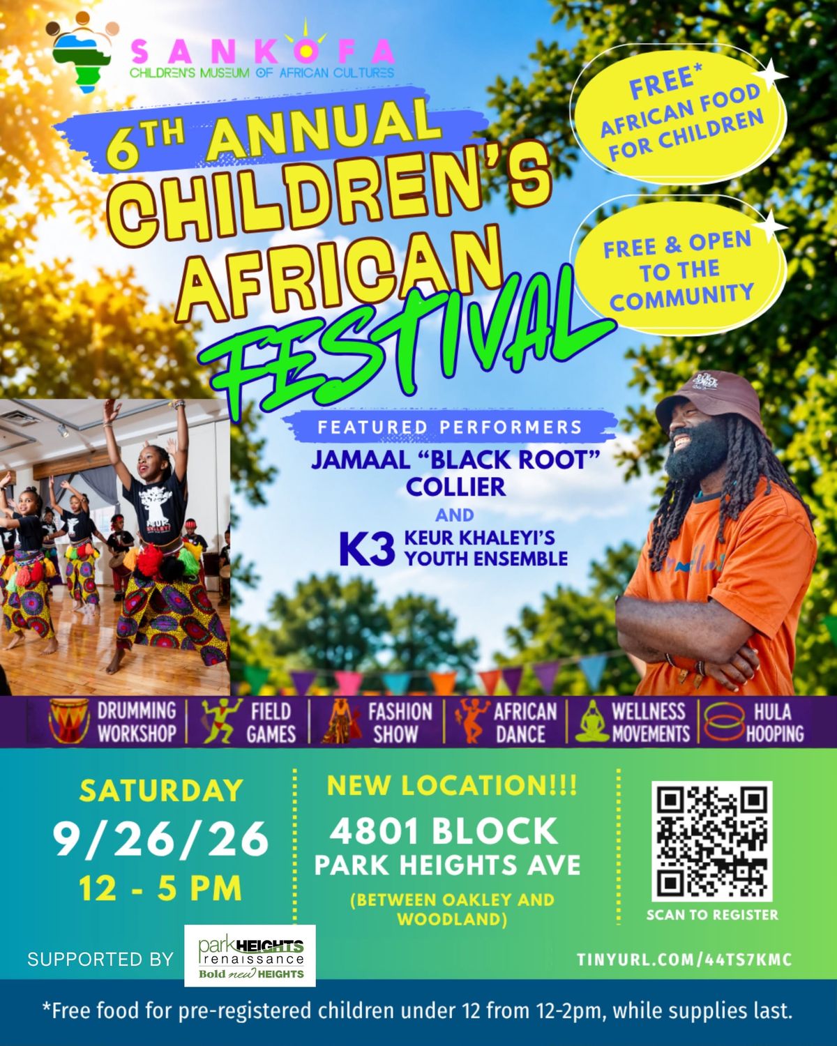 Sankofa Children's African Festival Returns Sept. 26 at New ...
