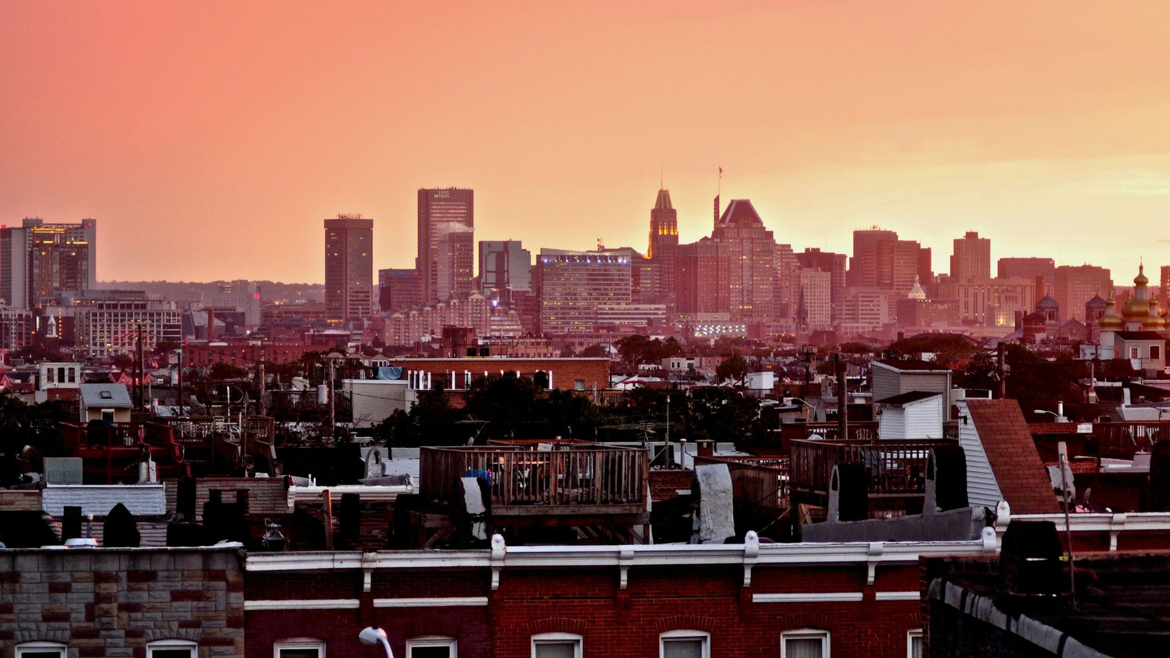 Maryland Senate President Bill Ferguson (D-46), Sen. Antonio L. Hayes (D-40) and Sen. Mary L. Washington (D-43) are urging voters to support a constitutional amendment they say will safeguard voting rights and protect Baltimore – the skyline of which is seen here – and its representation in Congress.