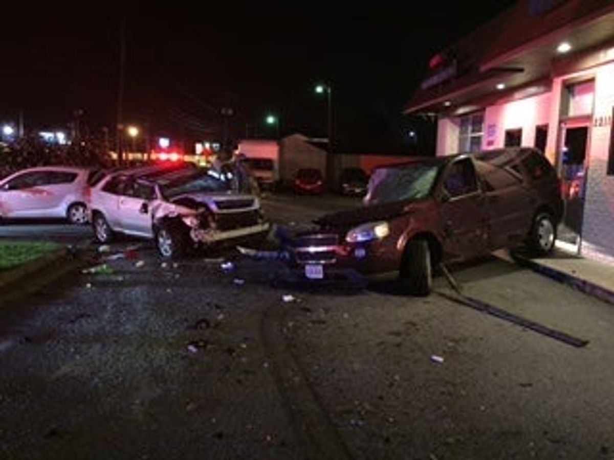 Man charged with DUI after crash into building