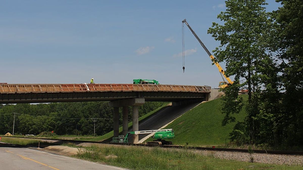Wilroy Road overpass expected completion date in August