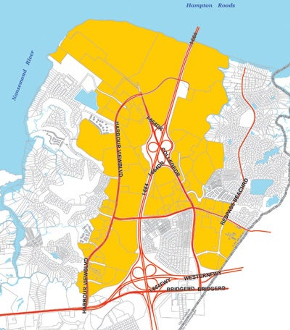 Focus on the Route 17 taxing district