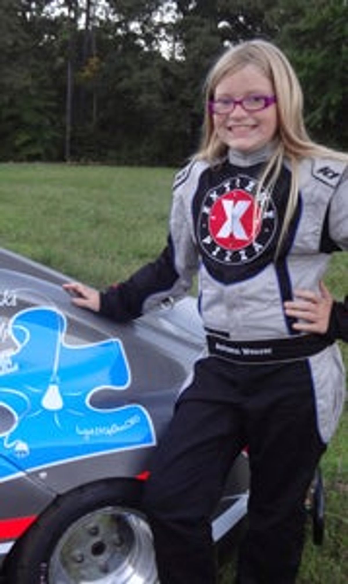 Autistic Racing Driver Young race driver helps Autism Speaks