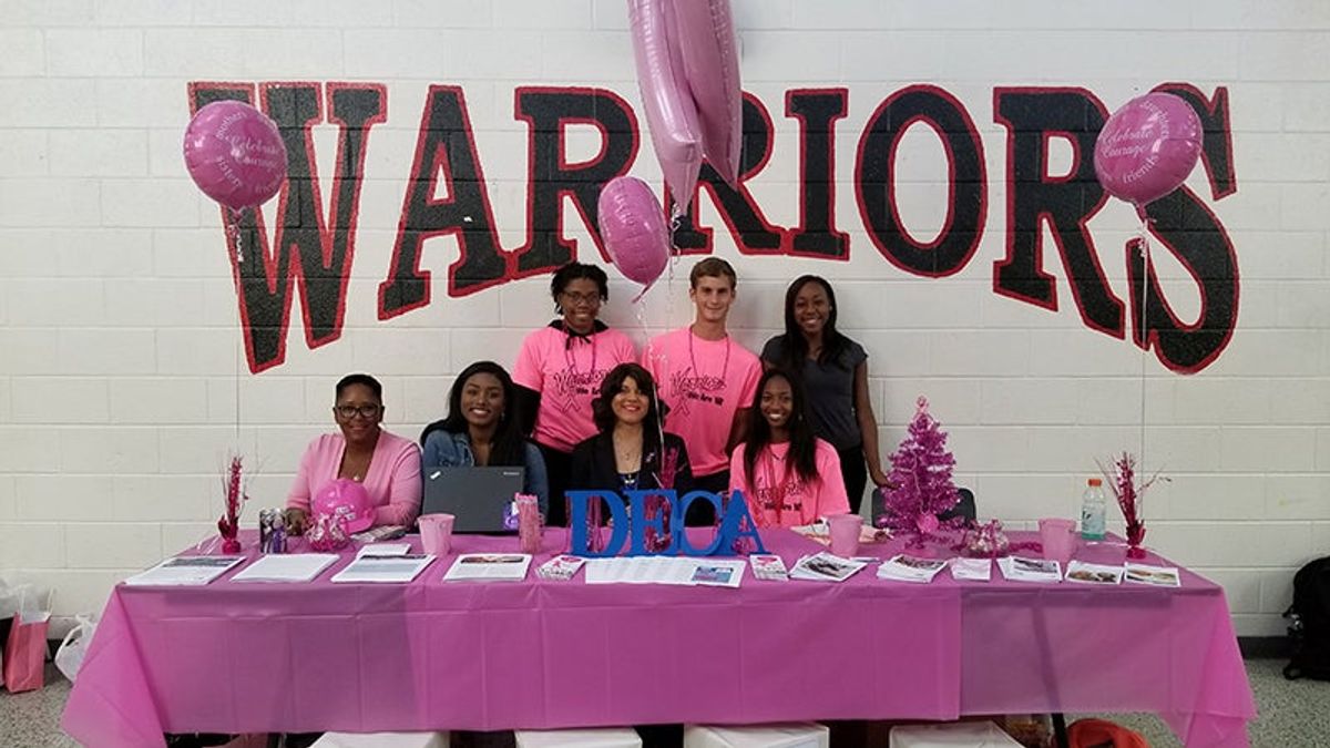 DECA holds Breast Cancer Awareness Day