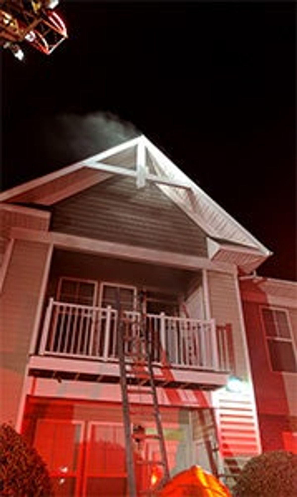 Two families displaced after fire
