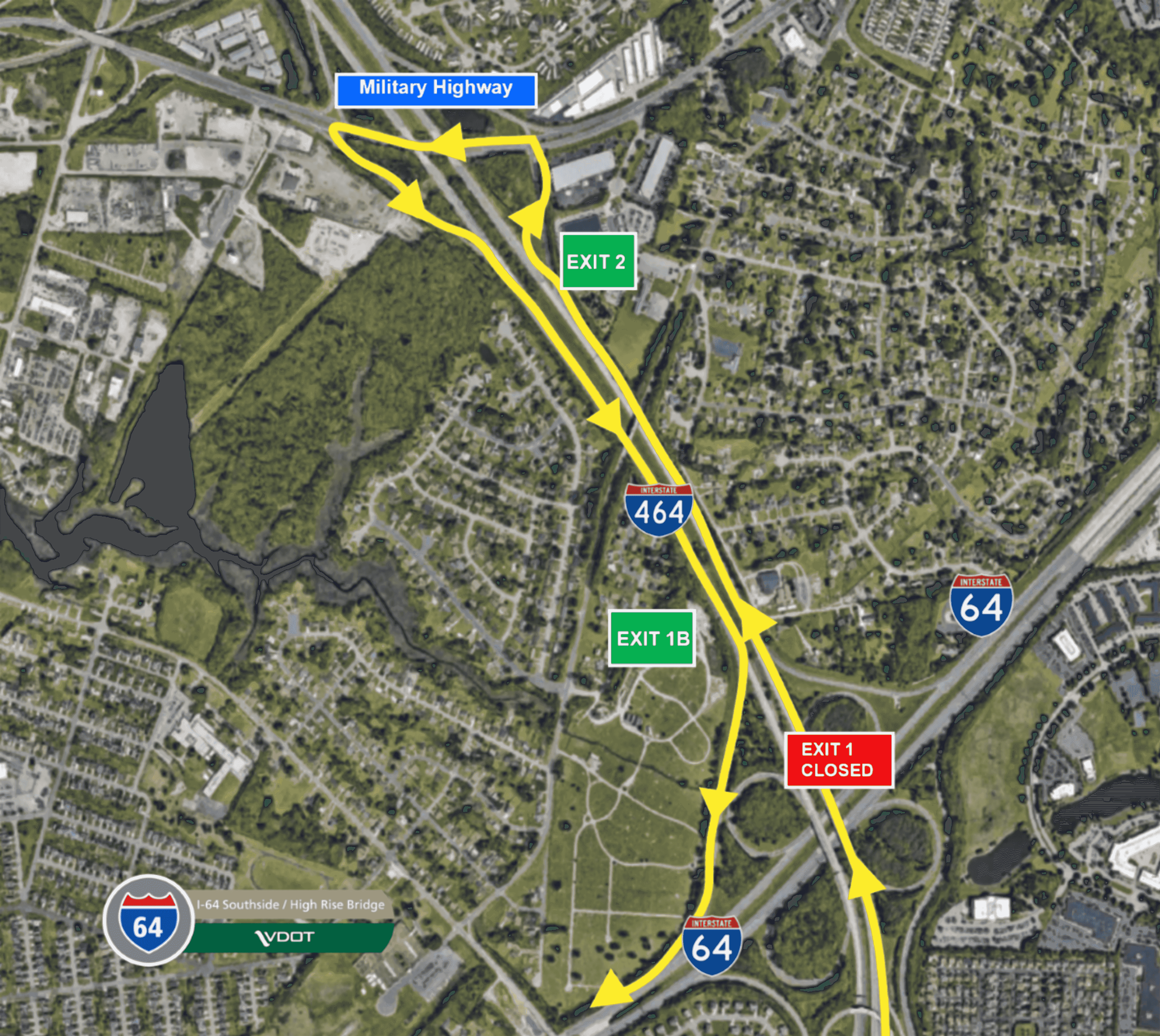 I-64 Southside Widening and High Rise Bridge Project