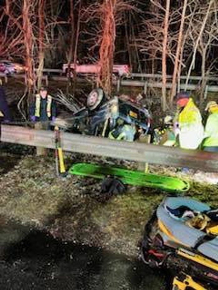 Single-vehicle crash in Suffolk leaves driver in serious con...