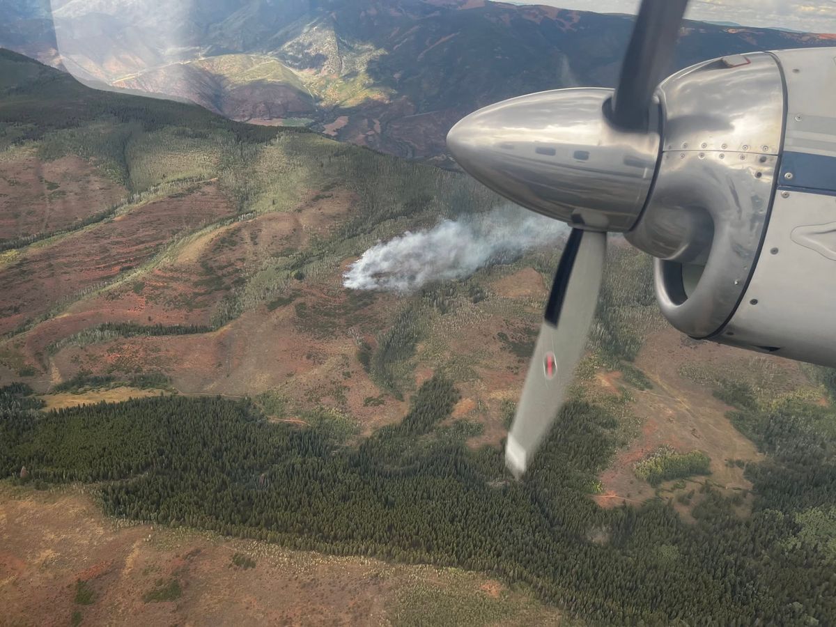 Kittle Fire suspends commercial air traffic at ASE