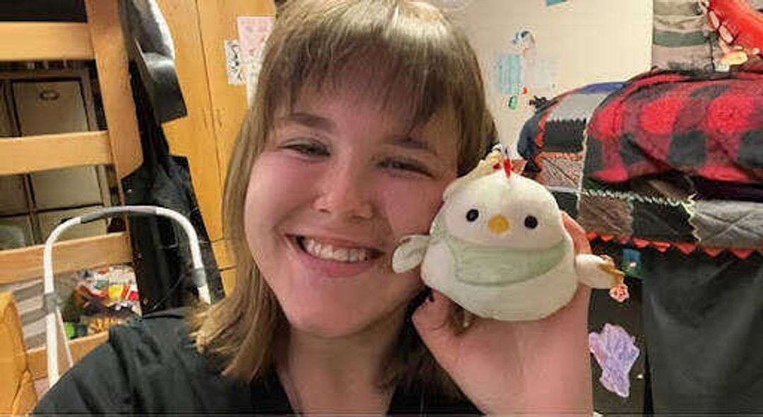 Stroemer-Mariotii poses with a small chicken Squishmallow. “Todd is my favorite squishmallow because he is a chicken and was one of my first ones I collected,” freshman Maz Stroemer-Mariotti said. “My sibling and I both bought ones from the same collection, and he just holds a place in my heart.”