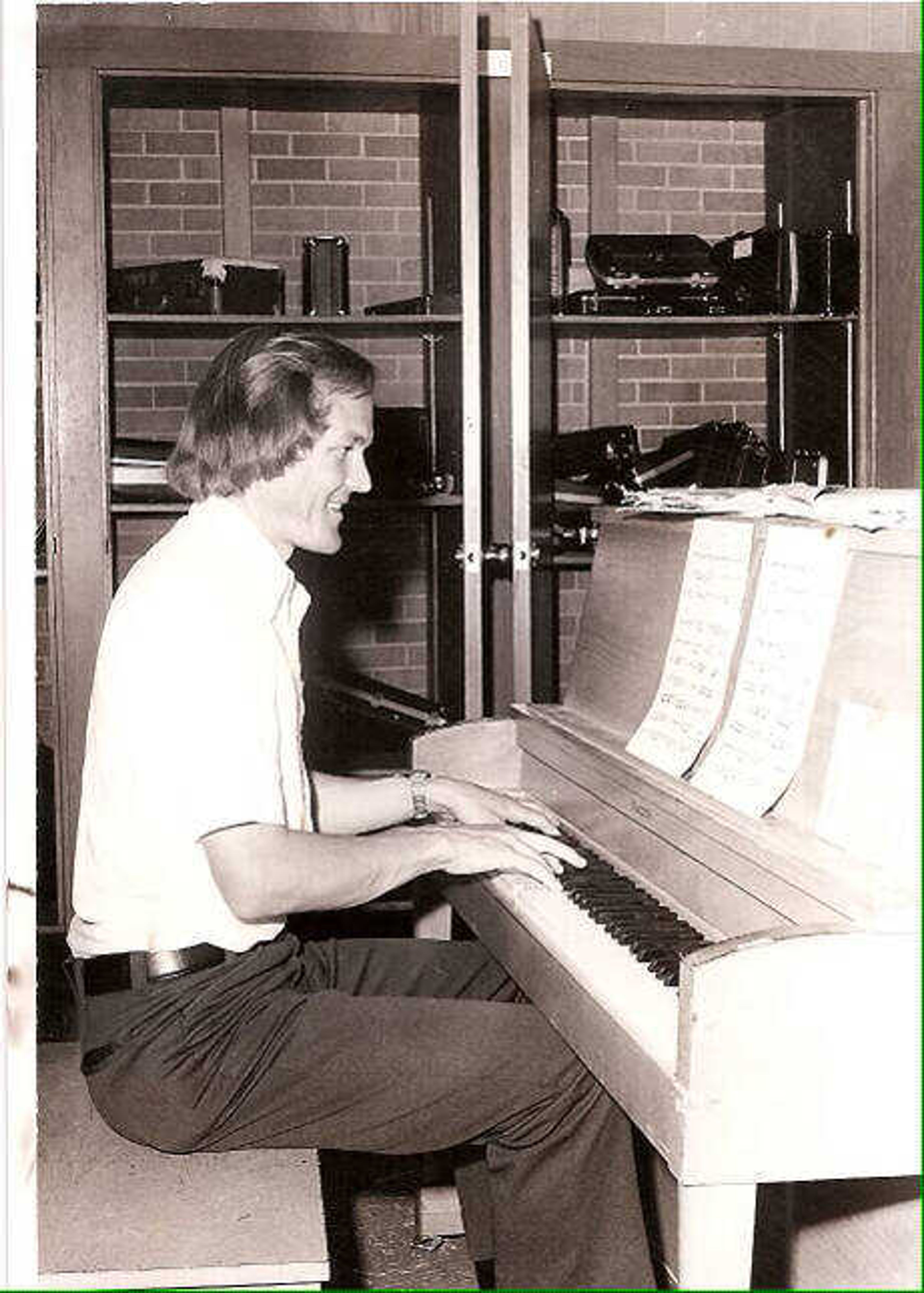 As band director at Kennett High School, Nail played the piano for students after rehearsal in the late 1970s. He said that he’d take requests from students and they’d often try to challenge him by requesting songs they thought he couldn’t play.