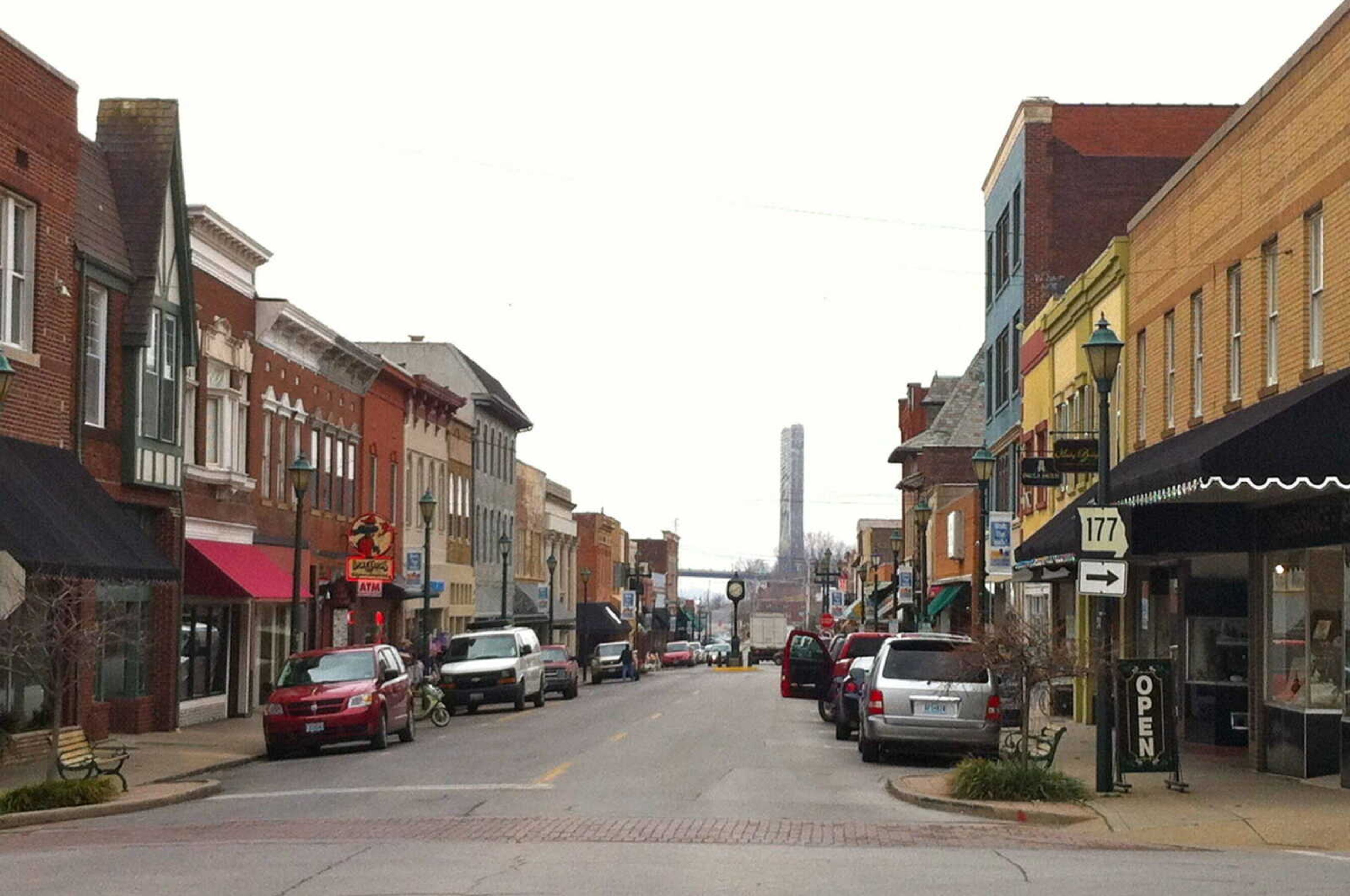 Downtown Cape Girardeau is home to many small businesses. The farmers market hopes to work alongside these businesses to benefit one another. - Photo by Bradley Conway