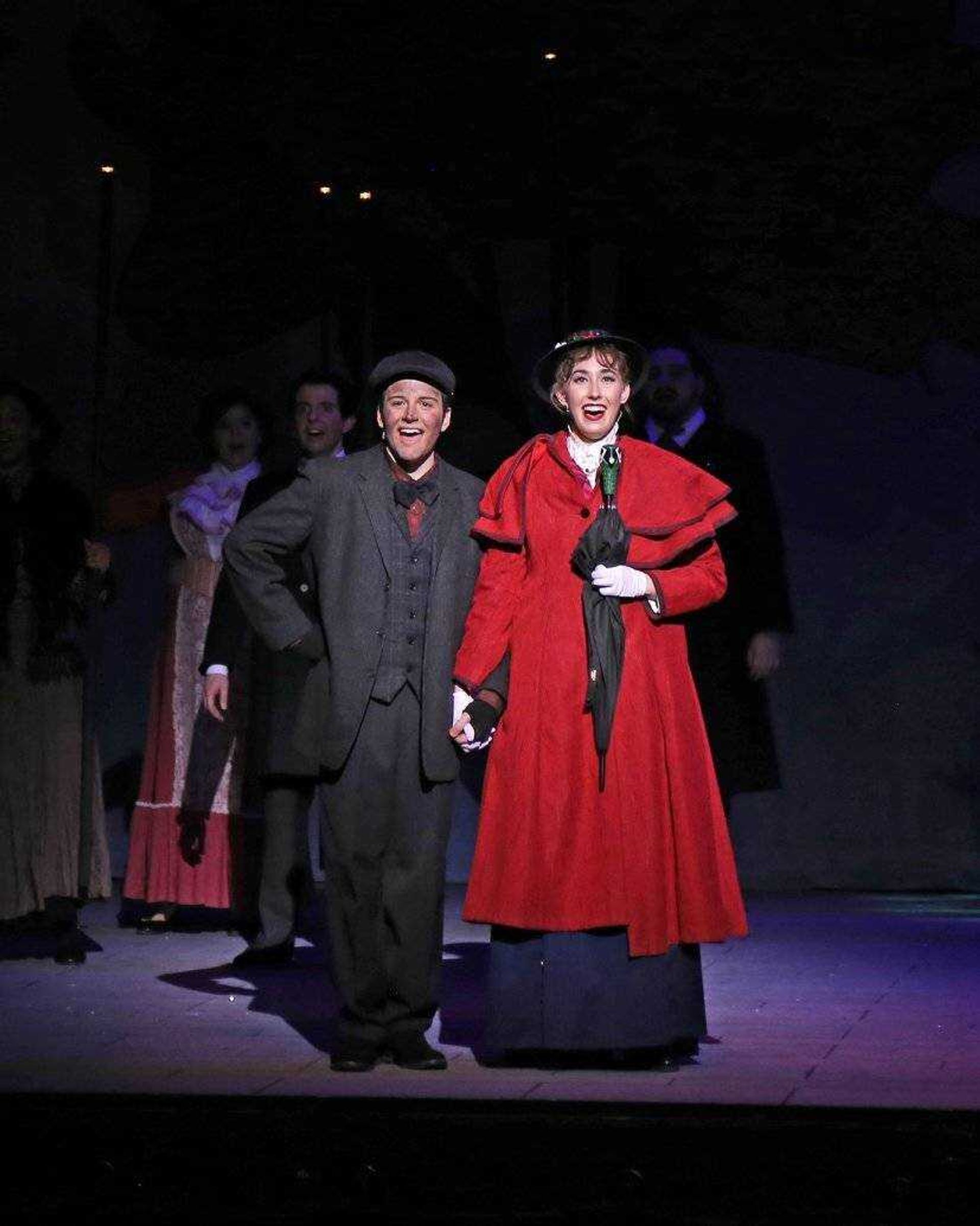 Jose Alpizar and Abigail Alsmeyer in “Mary Poppins.”
