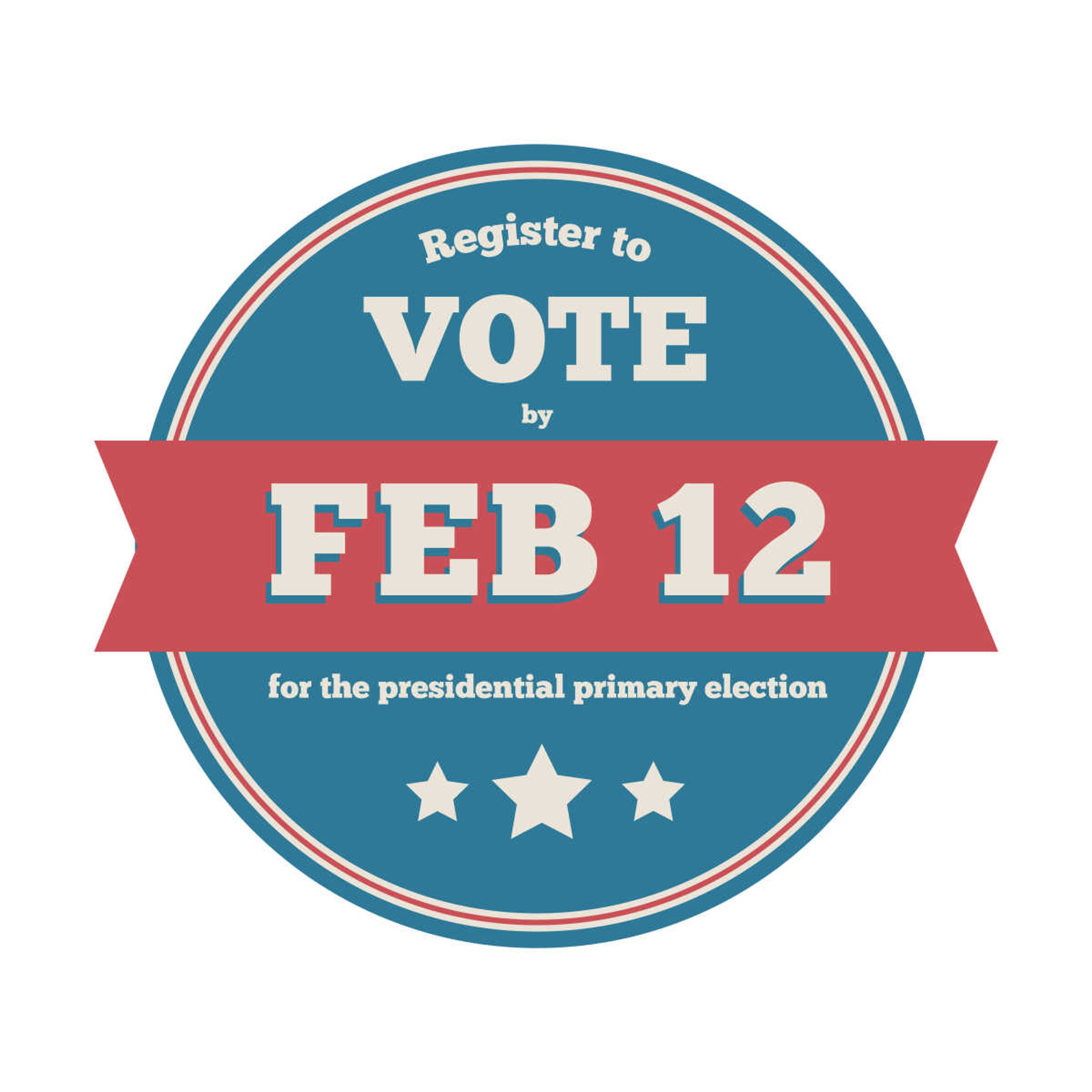 Voter registration for U.S. primaries closes on Feb. 12