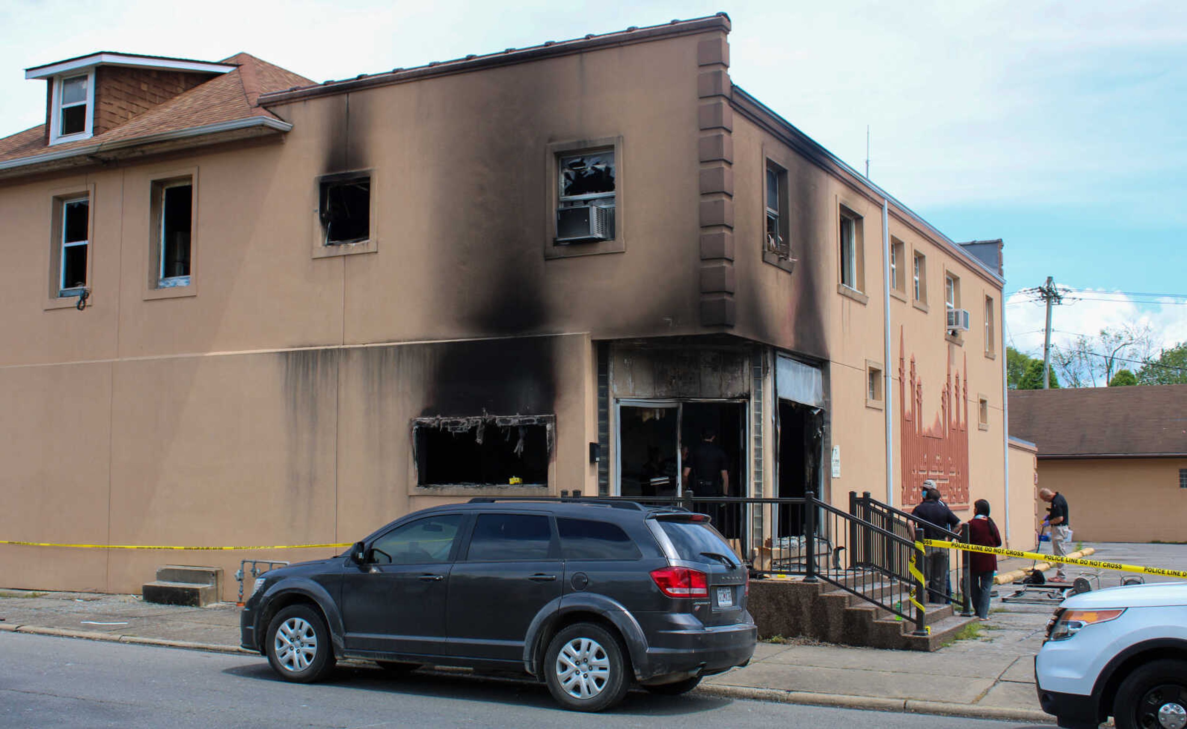 The Islamic Center of Cape Girardeau, located at 298 N. West End Blvd. is seen after a structure fire damaged the building on Friday, April 24.
