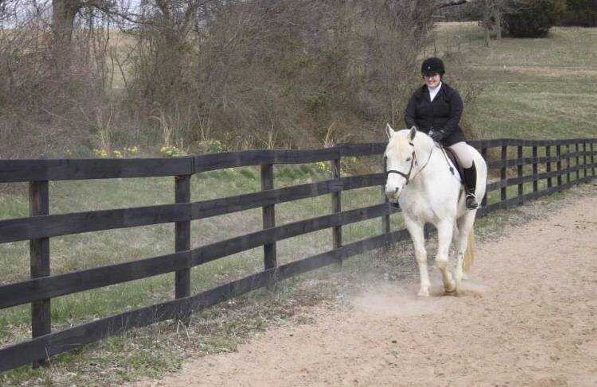Photo of Hannah Isenman at the Remley Equestrian Center
