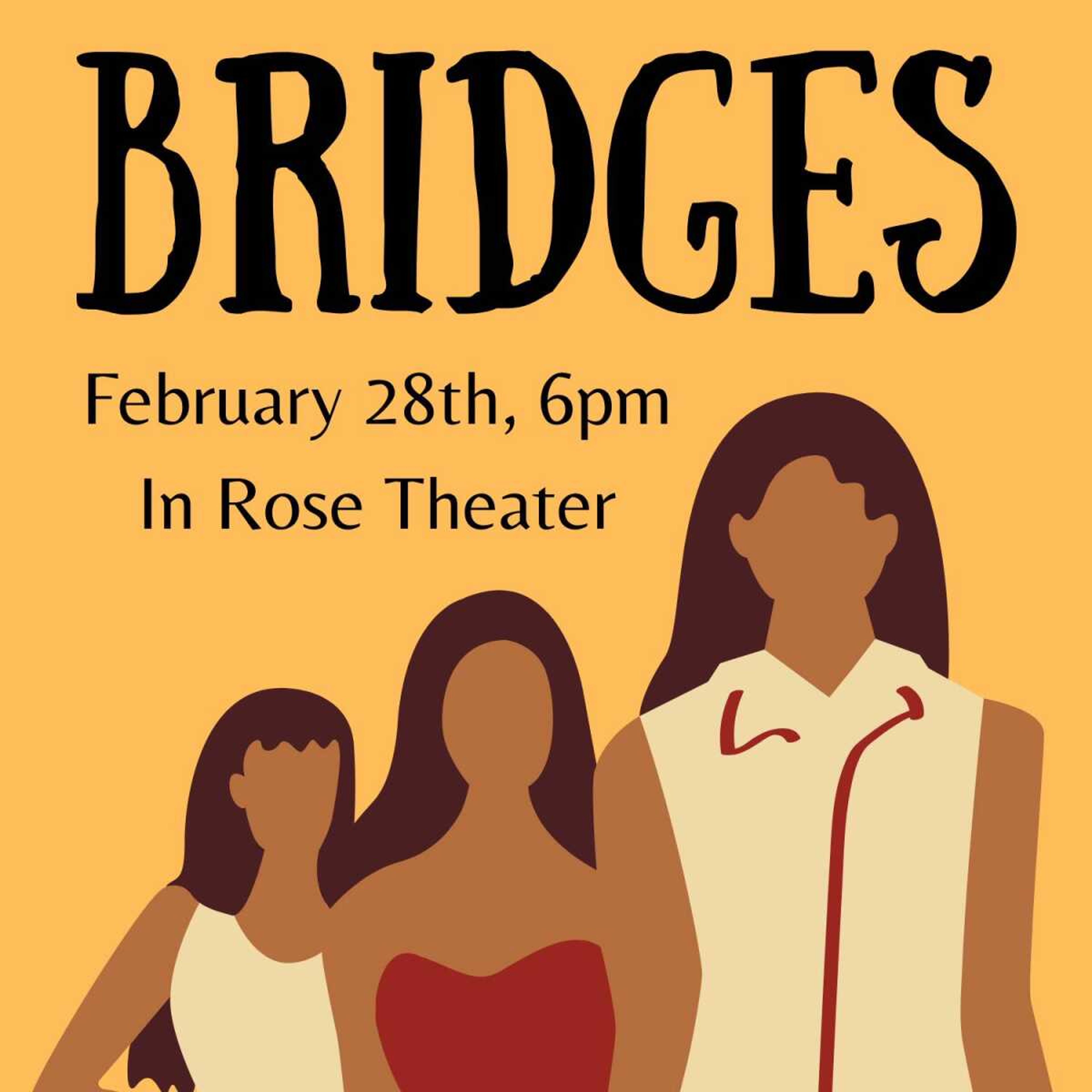 The annual "Bridges" event on Feb. 28 will celebrate Black History Month and Women's History Month with performances from members of the Southeast community. The event begins at 6 p.m. in Rose Theater.