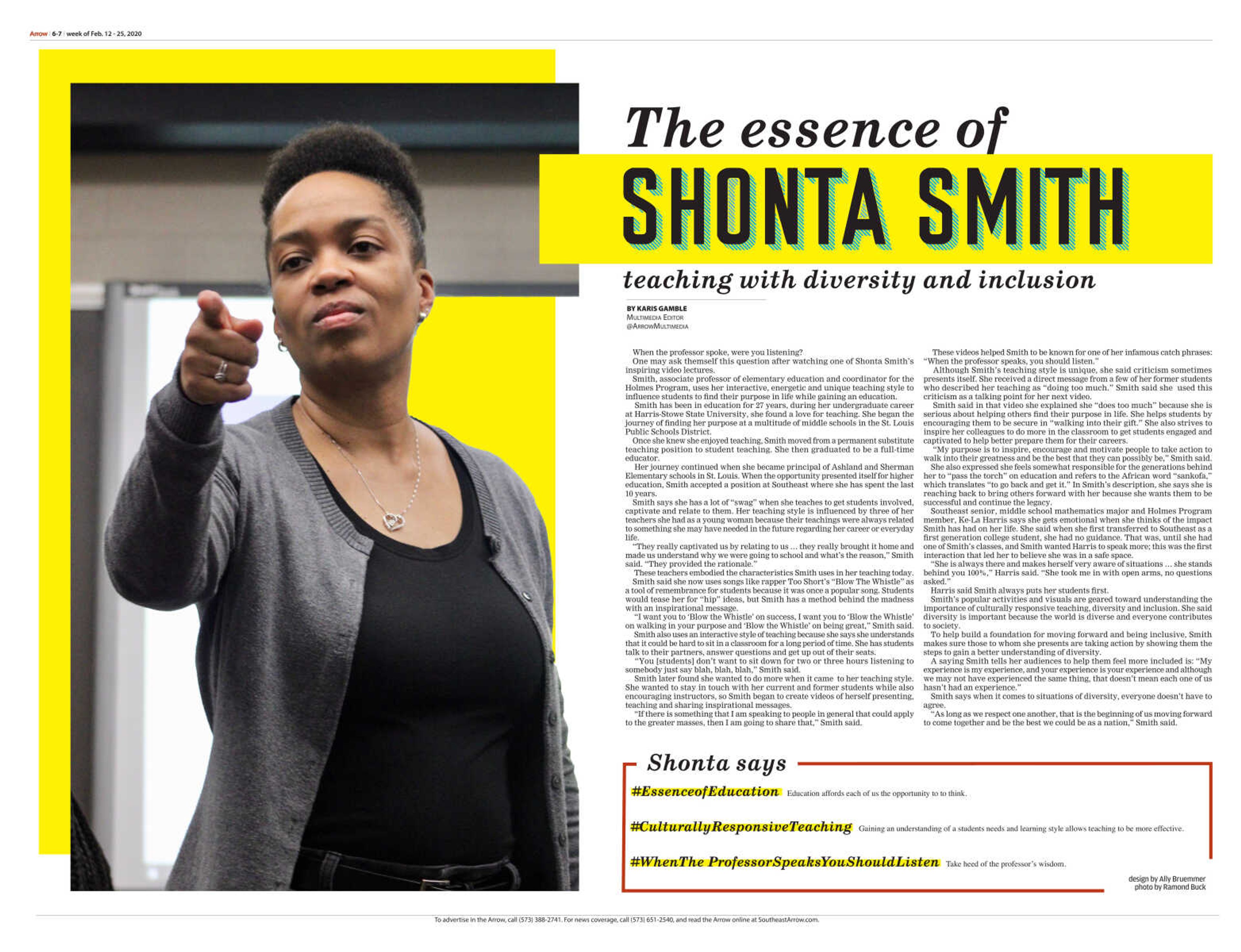The essence of Shonta Smith: teaching with diversity and inclusion