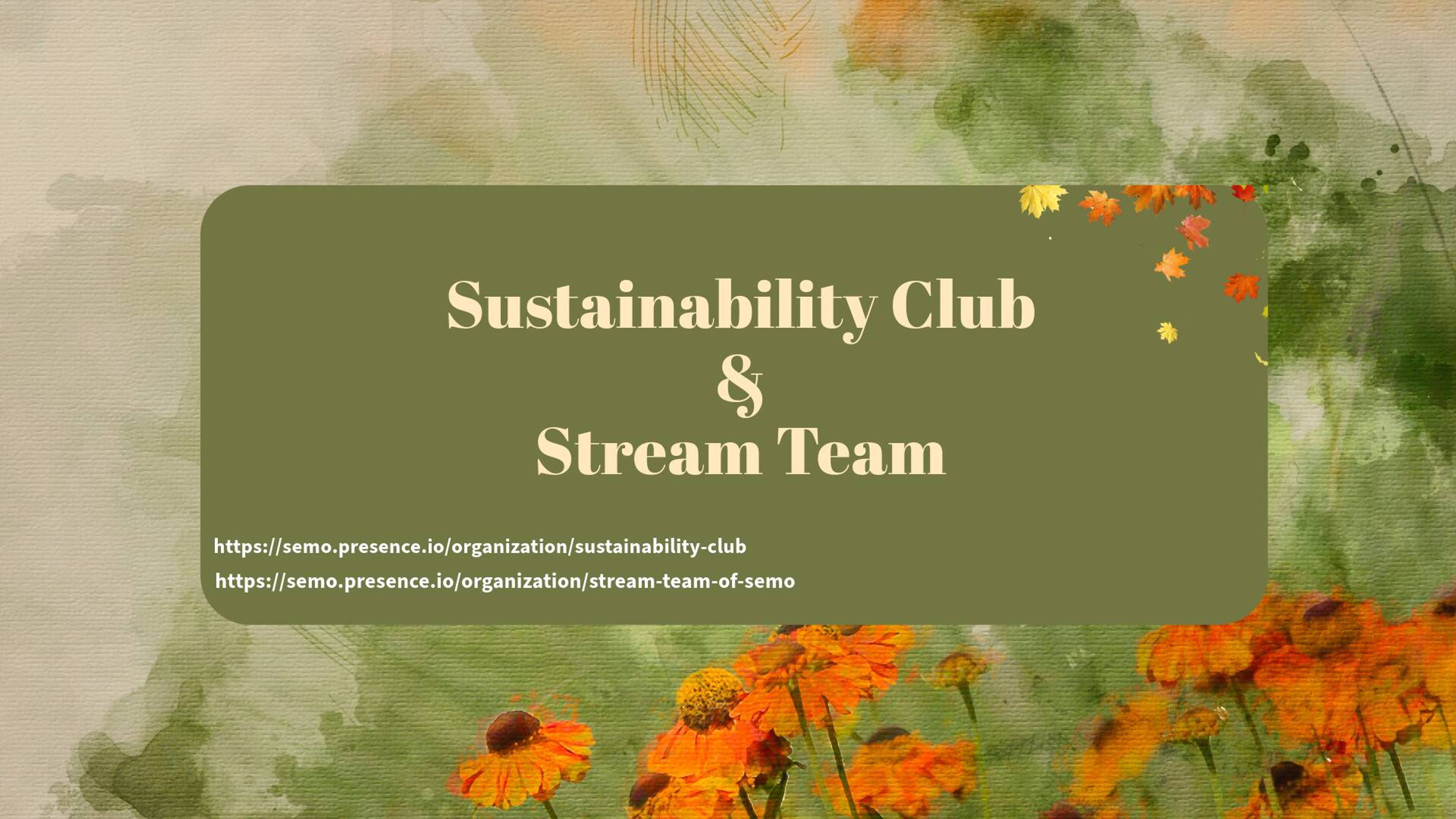 Sustainability Club & Stream Team promotes conservationism at SEMO
