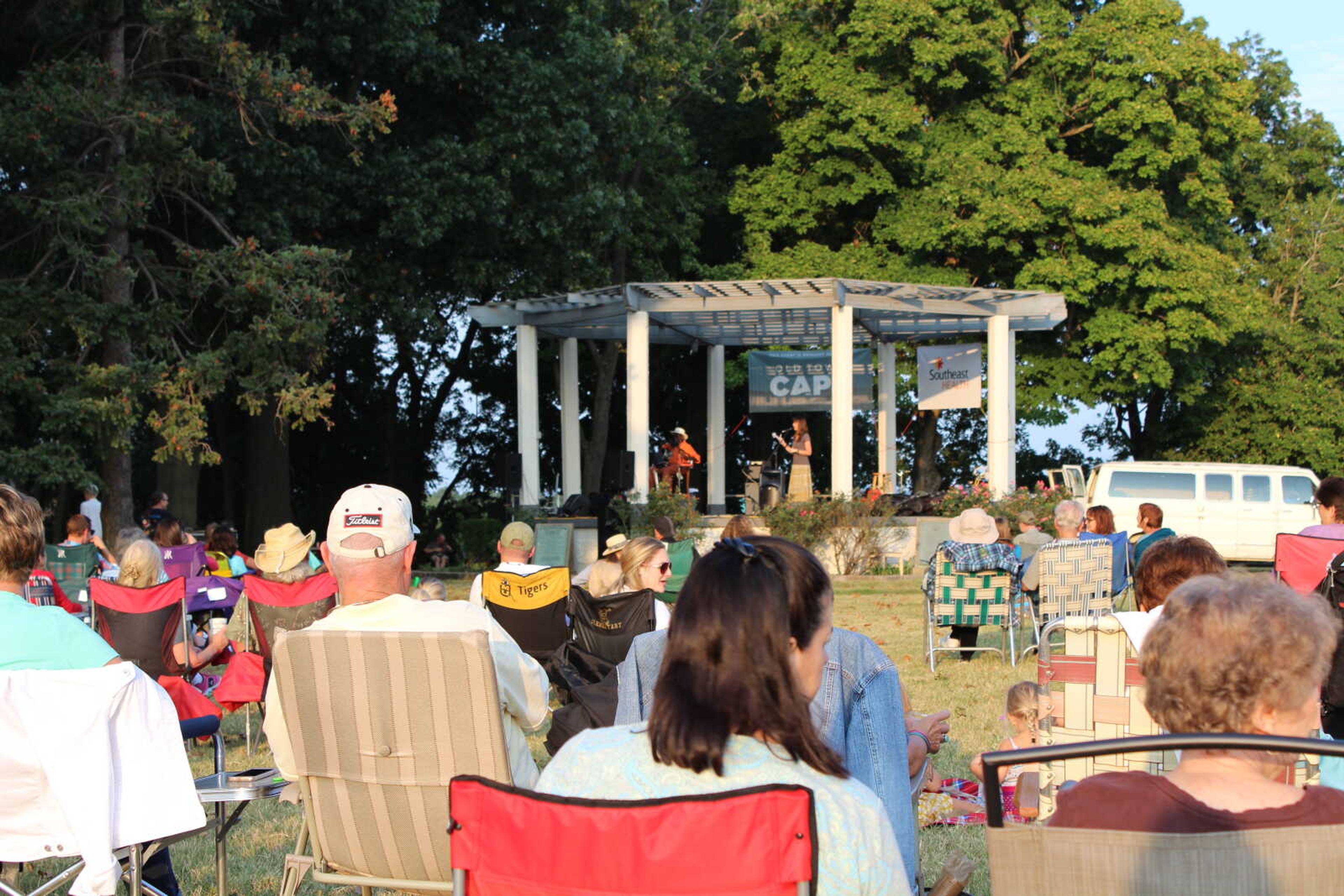 The Gazebo, pictured at Tunes at Twilight on Sept. 1, will be receiving a roof renovation with the funds from the grant.