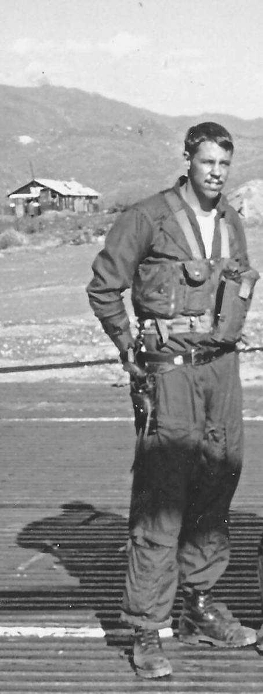 First Lieutenant Harold G. Walker, Marine Helicopter Pilot, in Vietnam.
