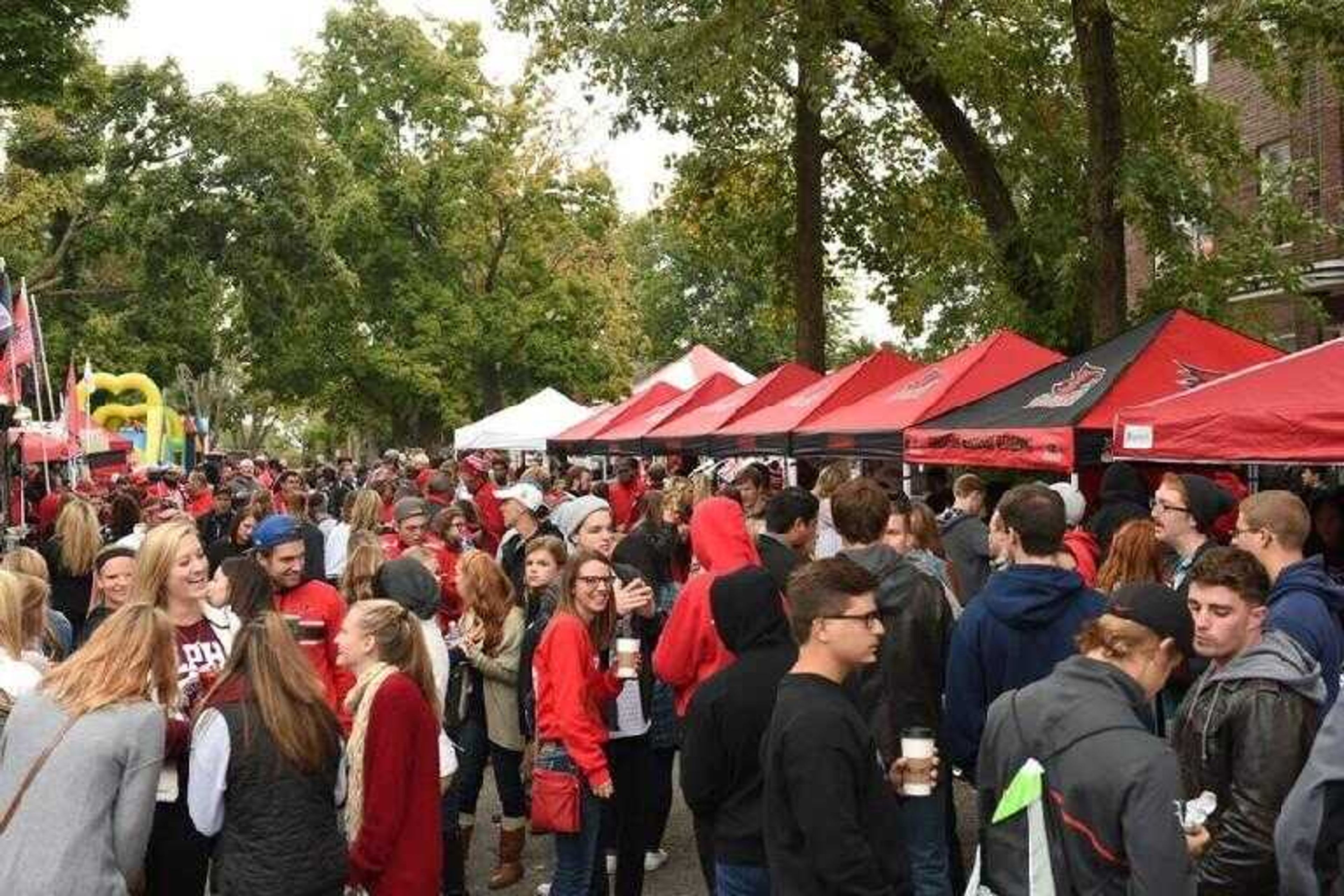 Southeast hosts tailgates outside of Houck Stadium before home football games to get everyone spirited for the game.