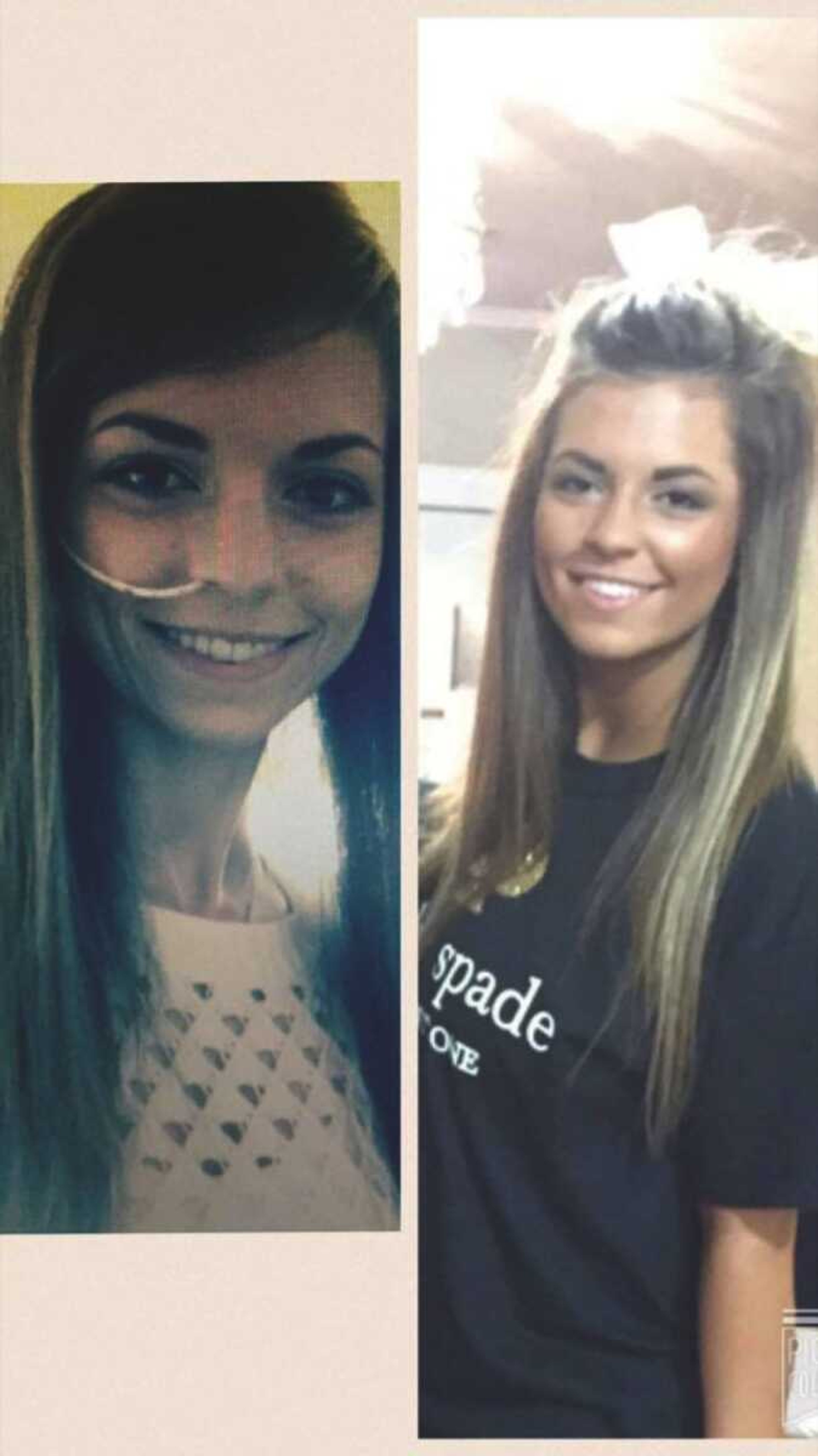 Haley Eck suffered from anorexia for two years, weighing as little as 80 pounds. The photo on the right shows her in 2015, post-recovery.