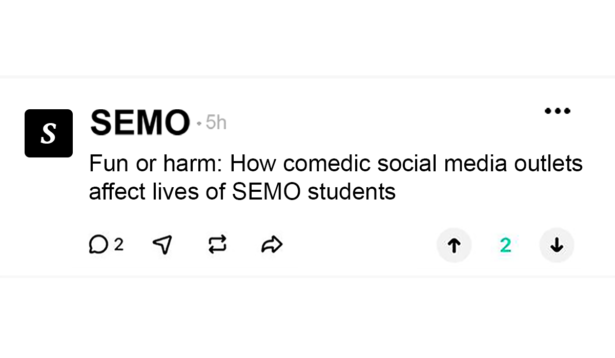 Fun or harm how comedic social media outlets affect lives of SEMO stu...