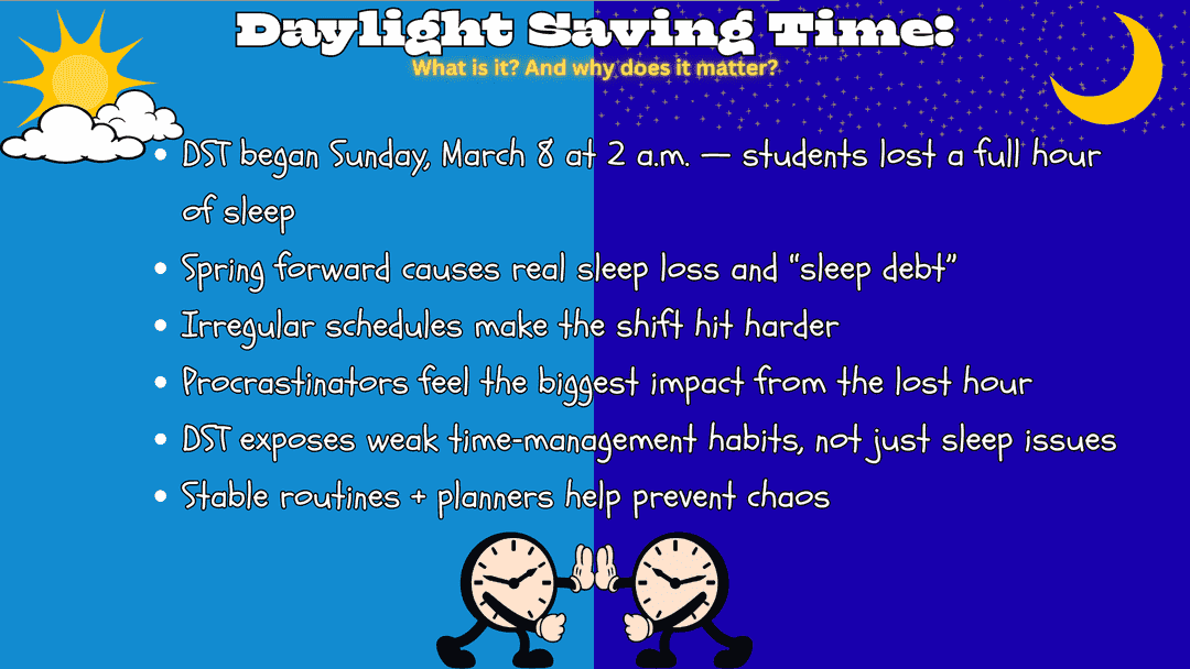 Daylight Saving Time and the importance of time management