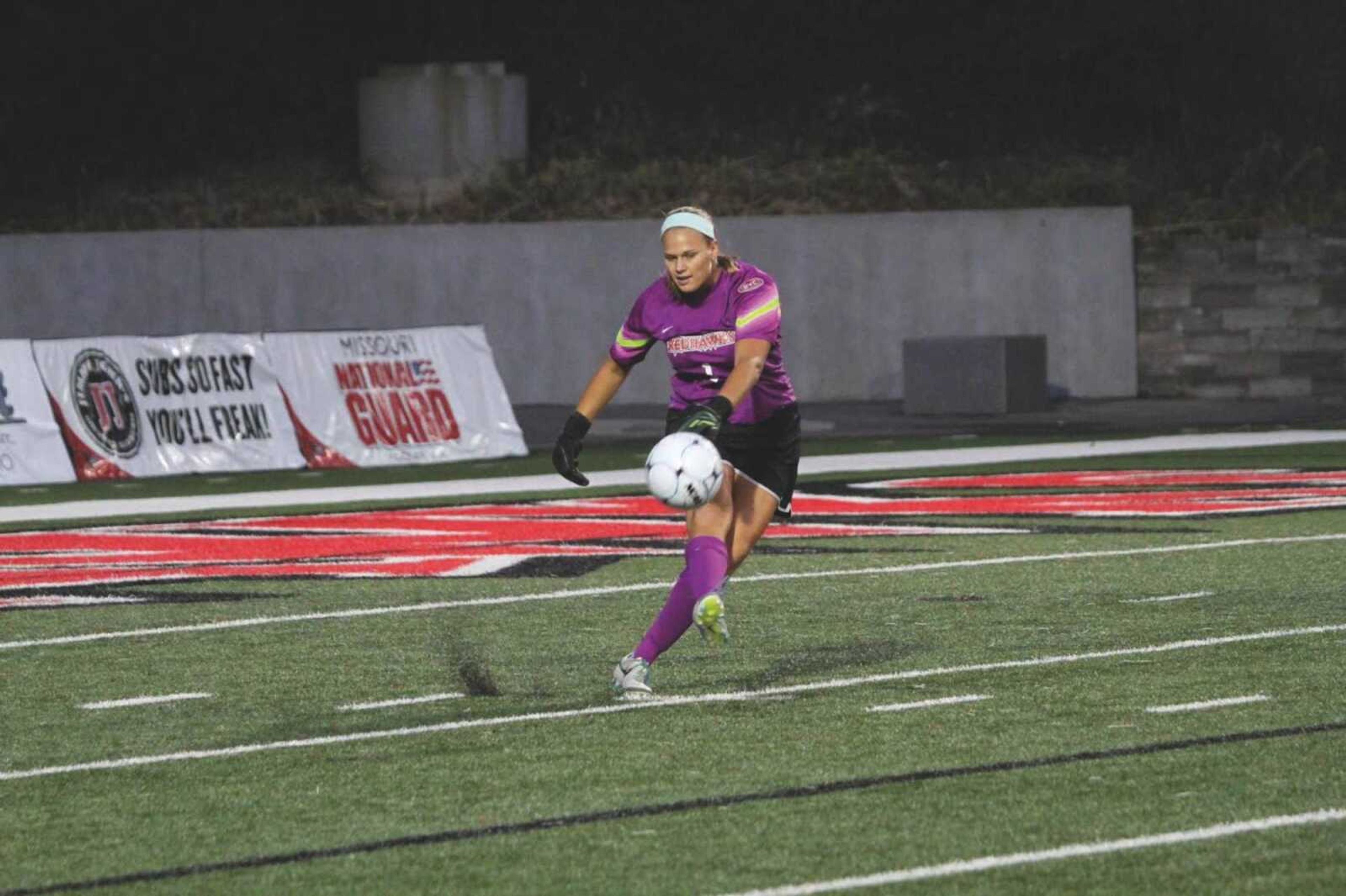 Sophomore goalkeeper Kindra Lierz returns after a freshman season where she was named both Ohio Valley Conference Freshman of the Year and OVC Defensive Player of the Year.