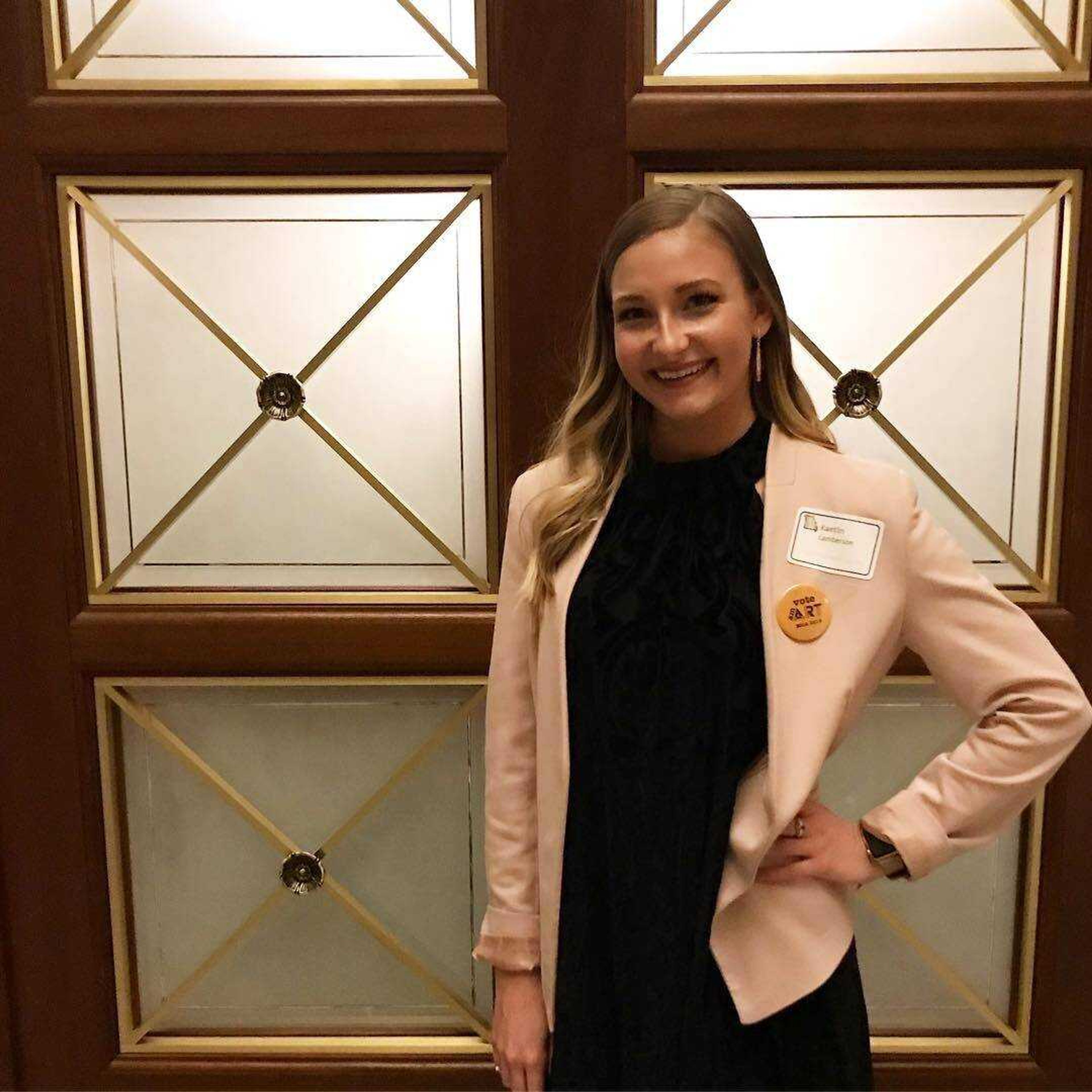 Senior Kaetlin Lamberson at this year's Citizens Day at the Missouri State Capitol in Jefferson City hosted by Missouri Citizens for the Arts.