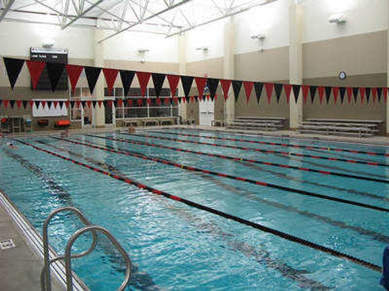 The Student Aquatic Center where Mike Rokicki swims is located at the Student Recreation Center-North. Photo by Nathan Hamilton