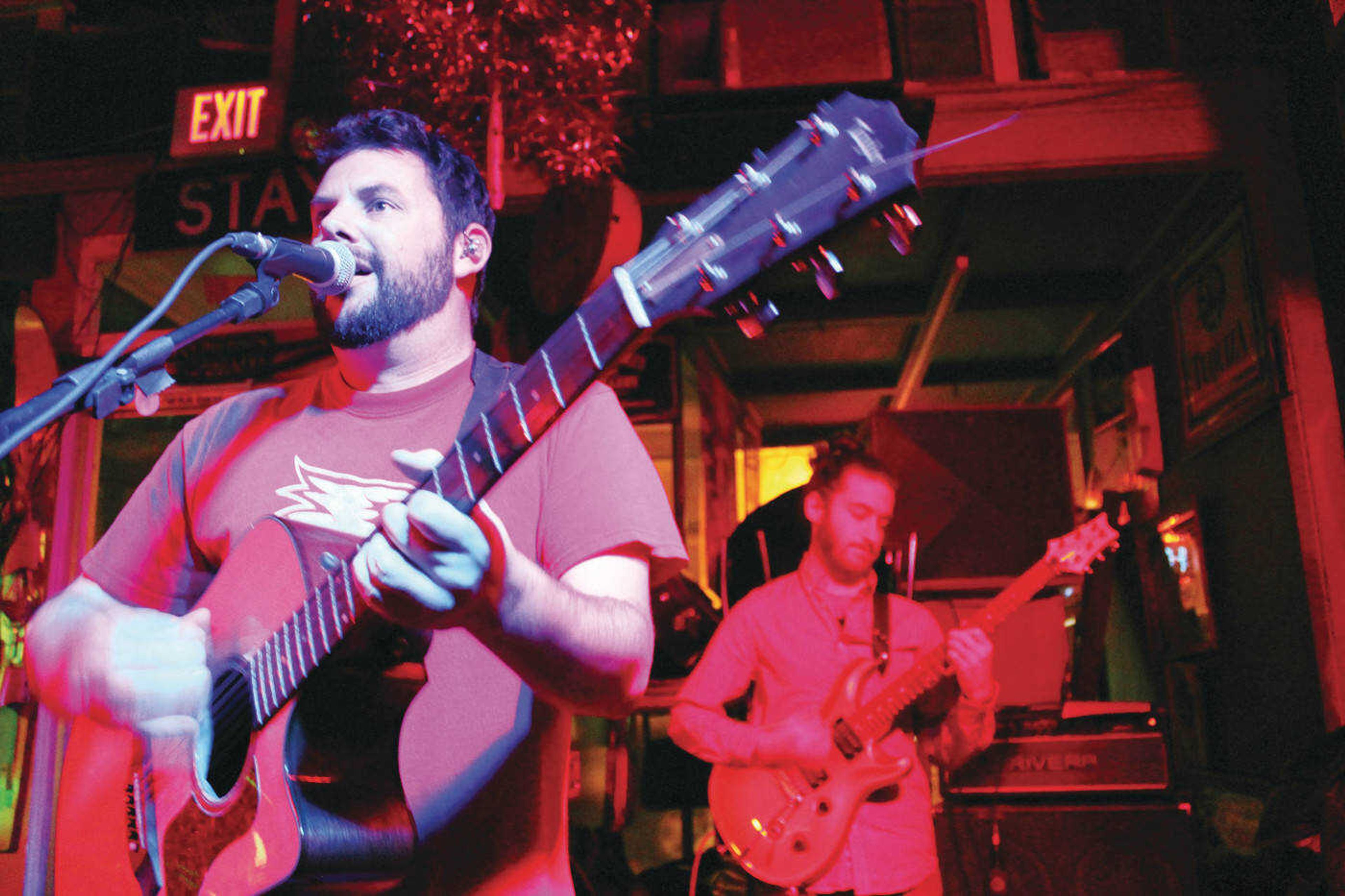 The Mike Renick Band performs on Valentine's Day at the Rude Dog Pub in Cape Girardeau. Photo by Tyler Graef