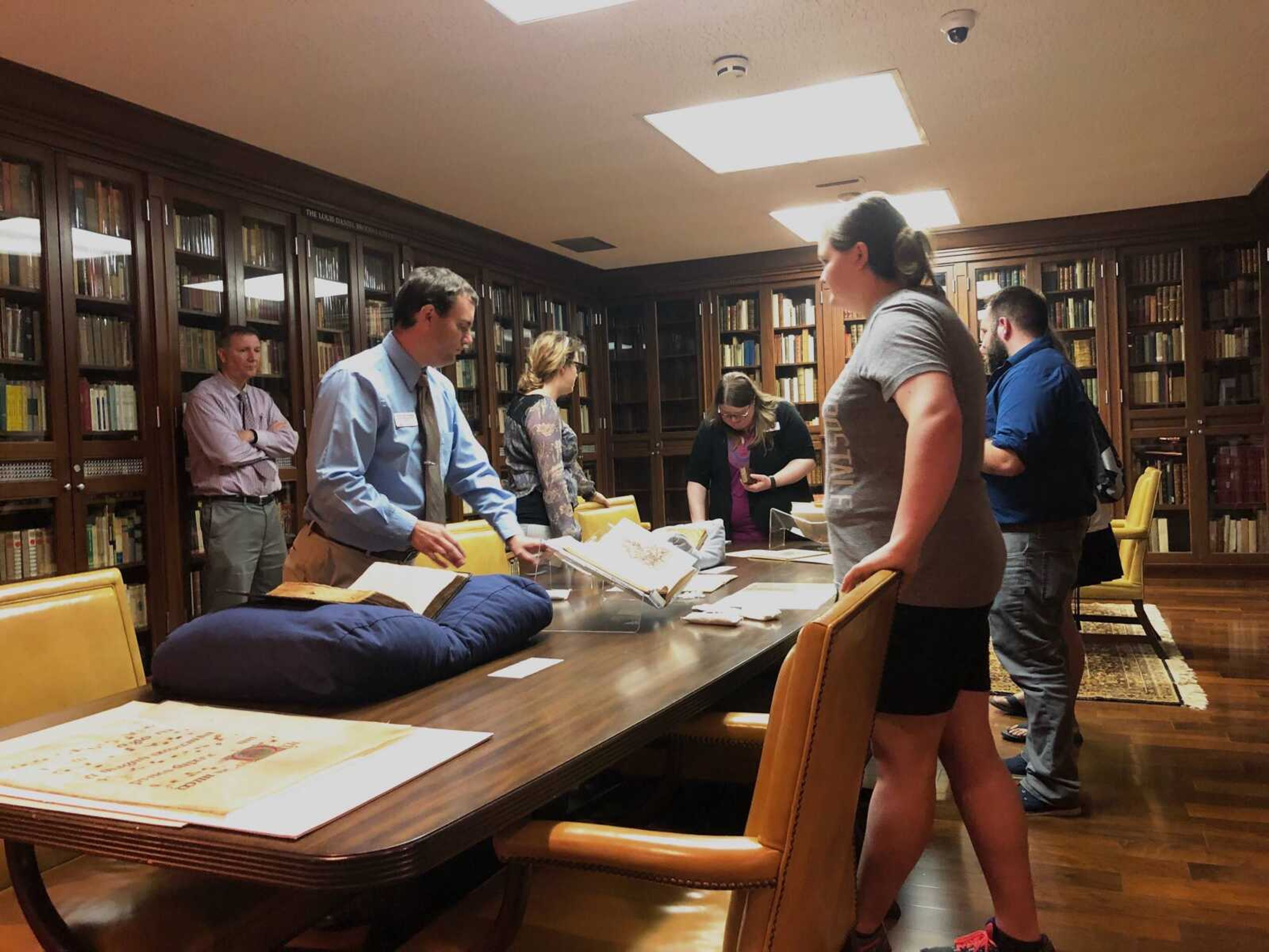 The Rare Book Room inside Kent Library opened its doors for a special open house Oct. 2 - 3. The room has two large collections, the William Faulkner and Charles Harrison collections, and holds over 10,000 pieces.