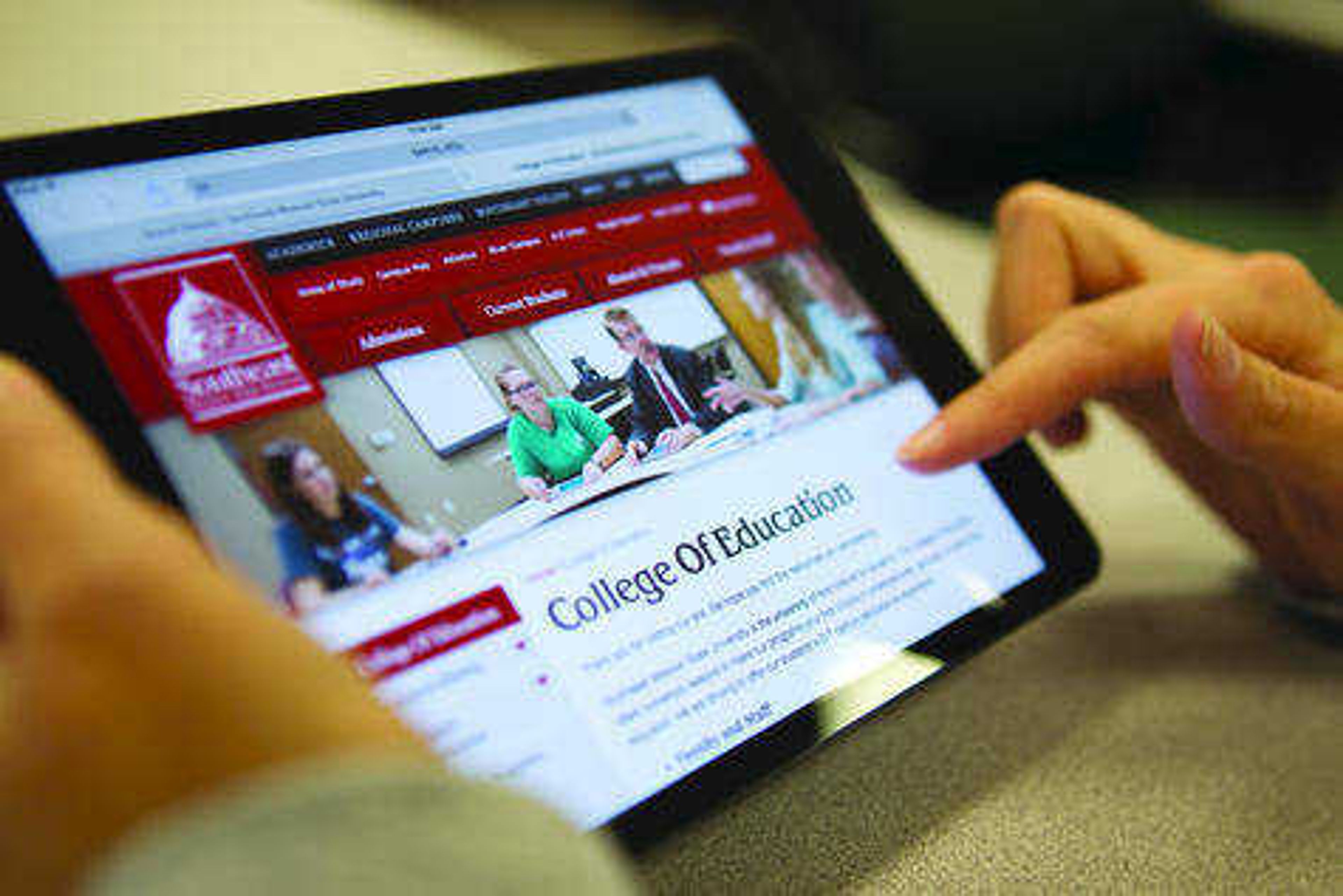 Students with any major can now lease a iPad from the university at the rate of $200 per semester. file photo