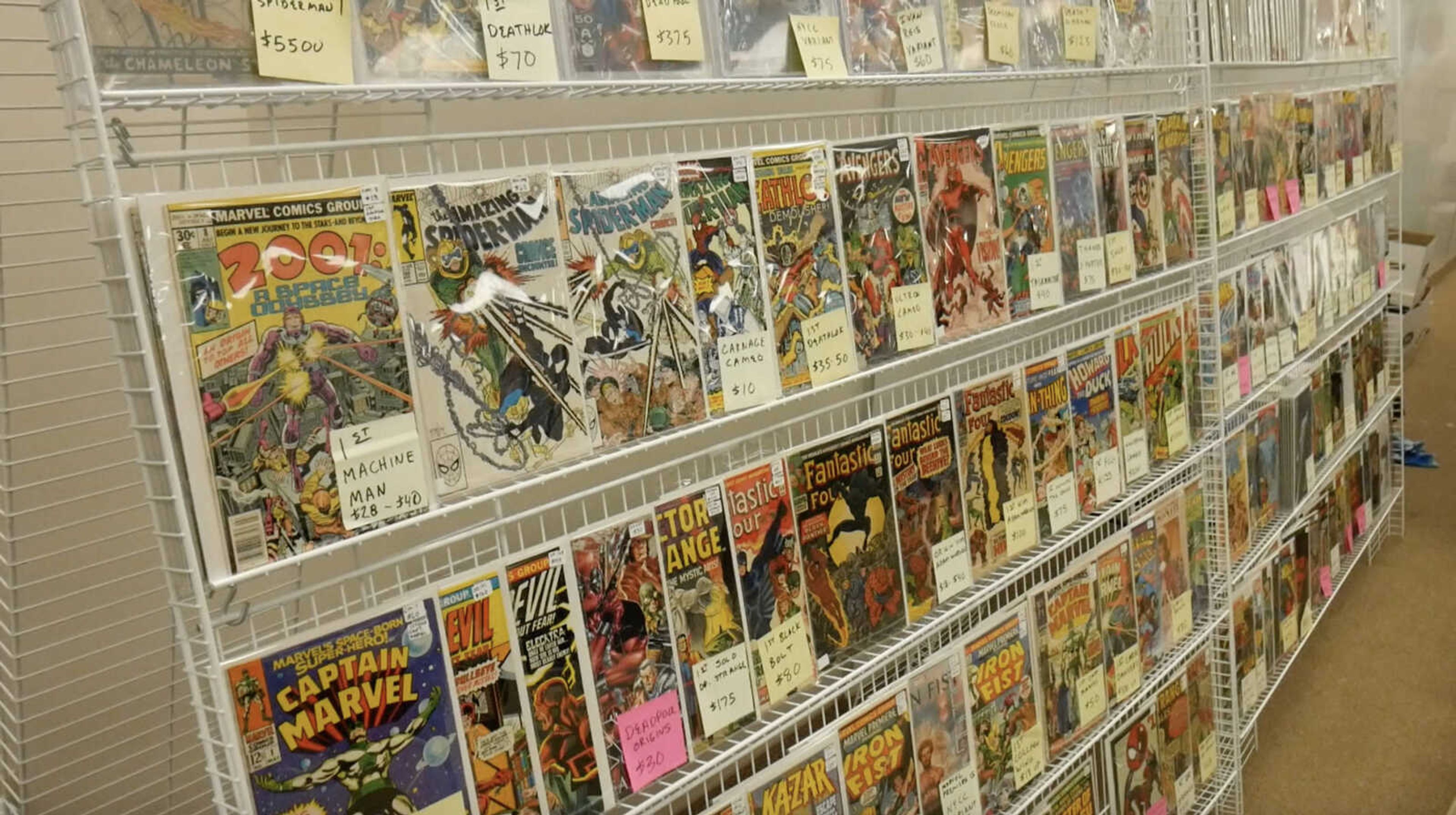 Vintage comic books for sale at the annual Cape Comic Con at the Osage Centre April 20.