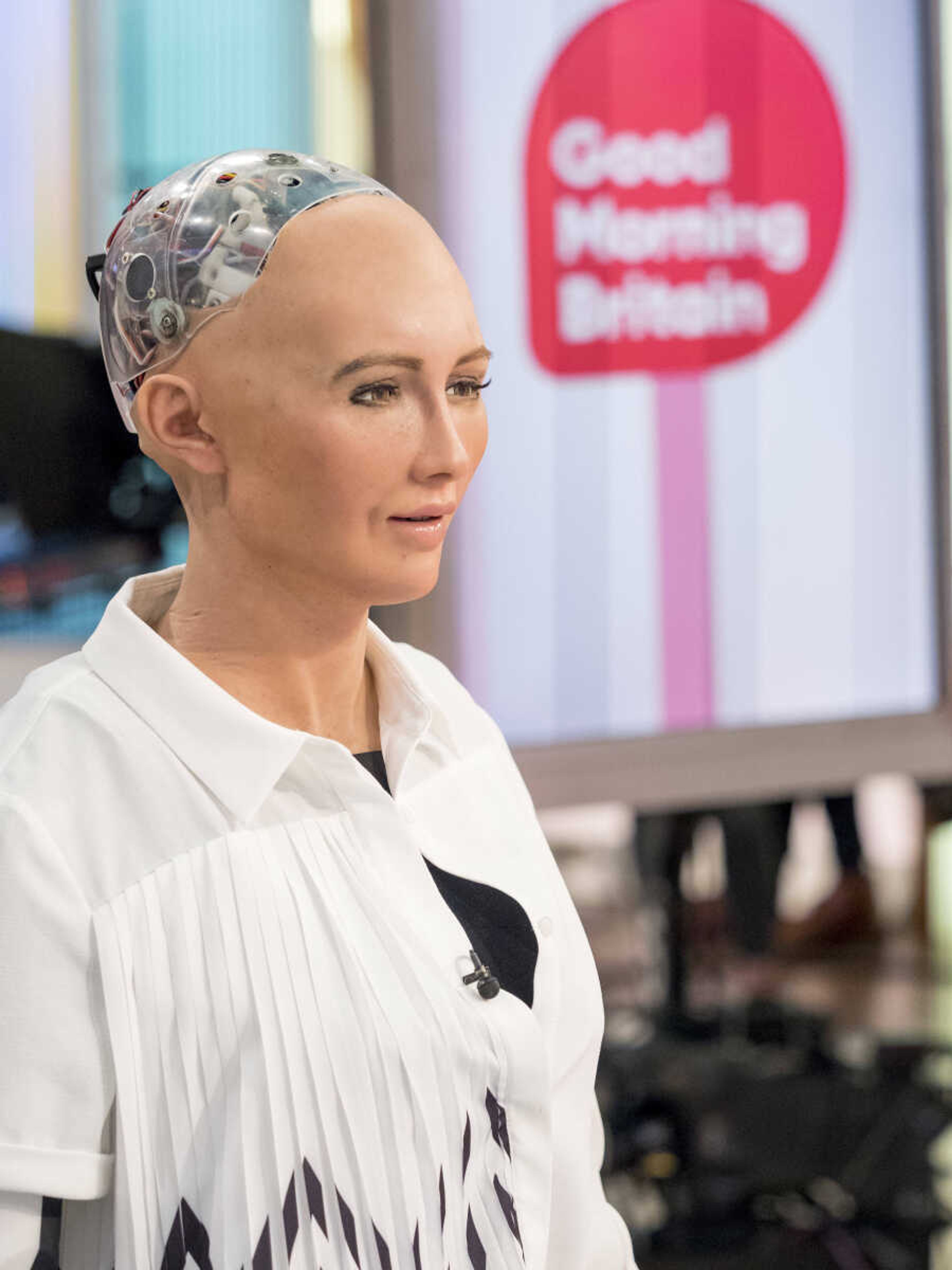 Sophia, the life-like social robot that was just granted citizenship in Saudi Arabia.