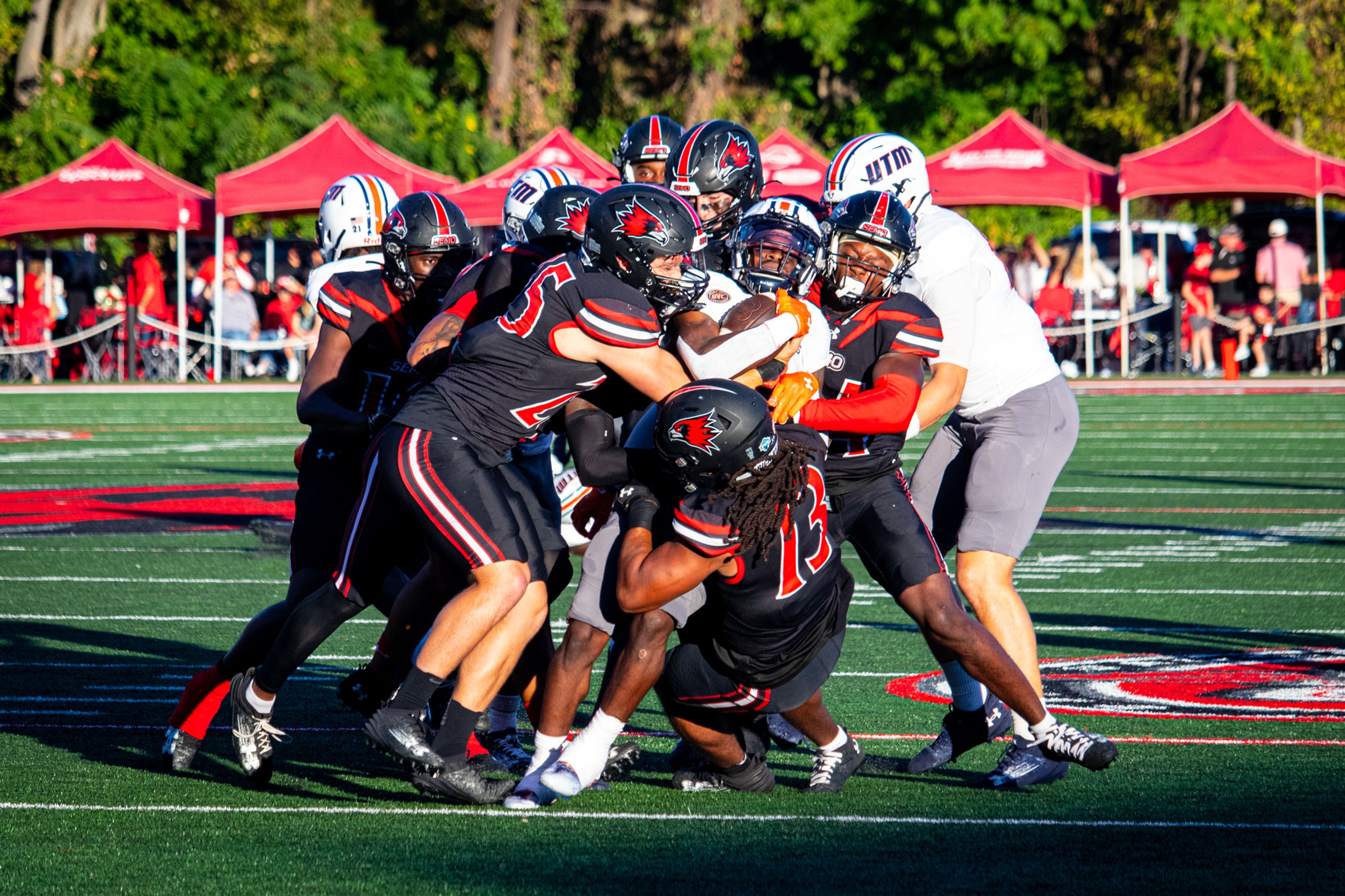 Redhawks defense dominates in first shutout against a Division I opponent in 30 Years