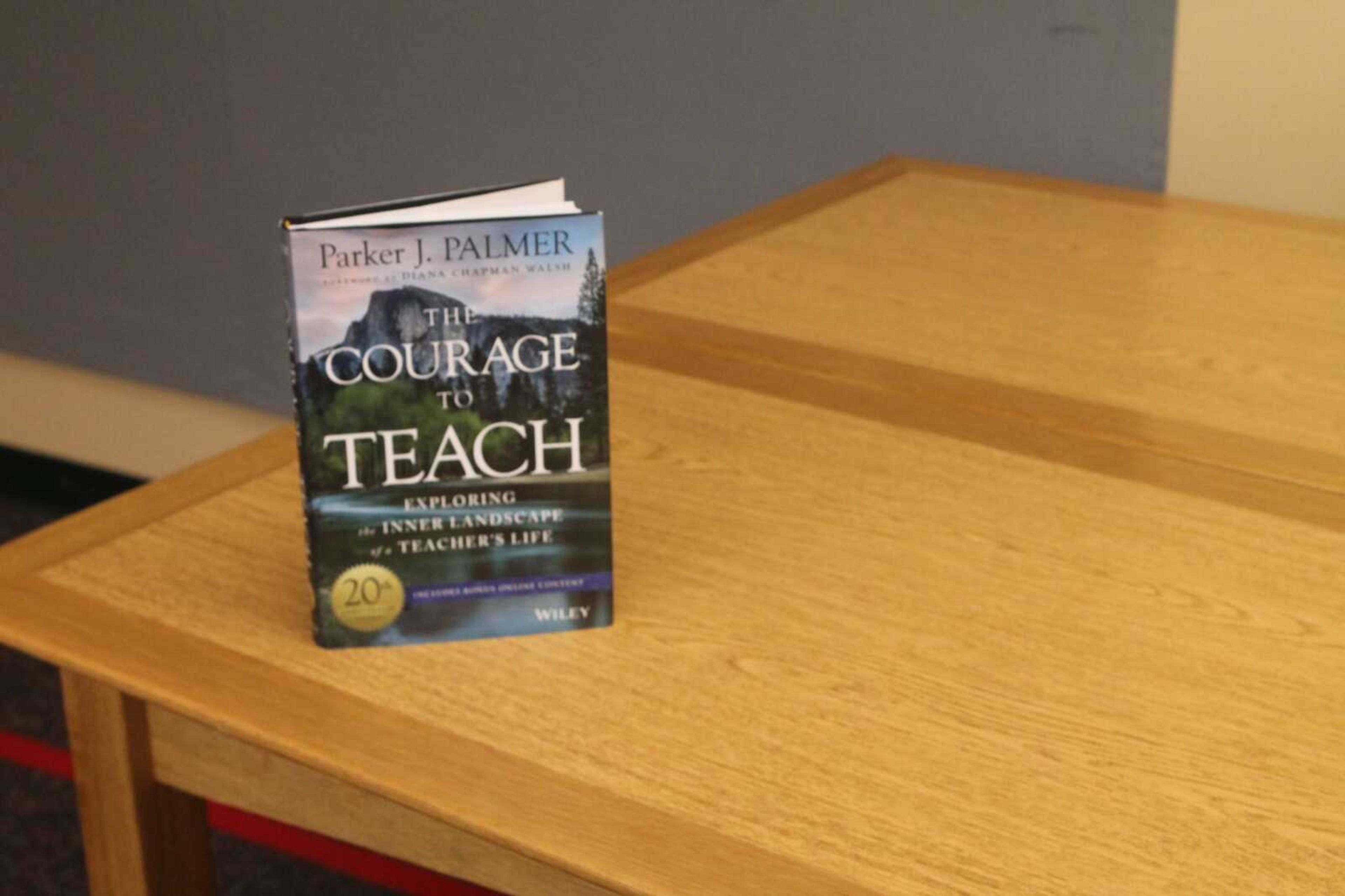 The Courage to Teach by Parker J. Palmer is one of three books being discussed in faculty book studies this semester