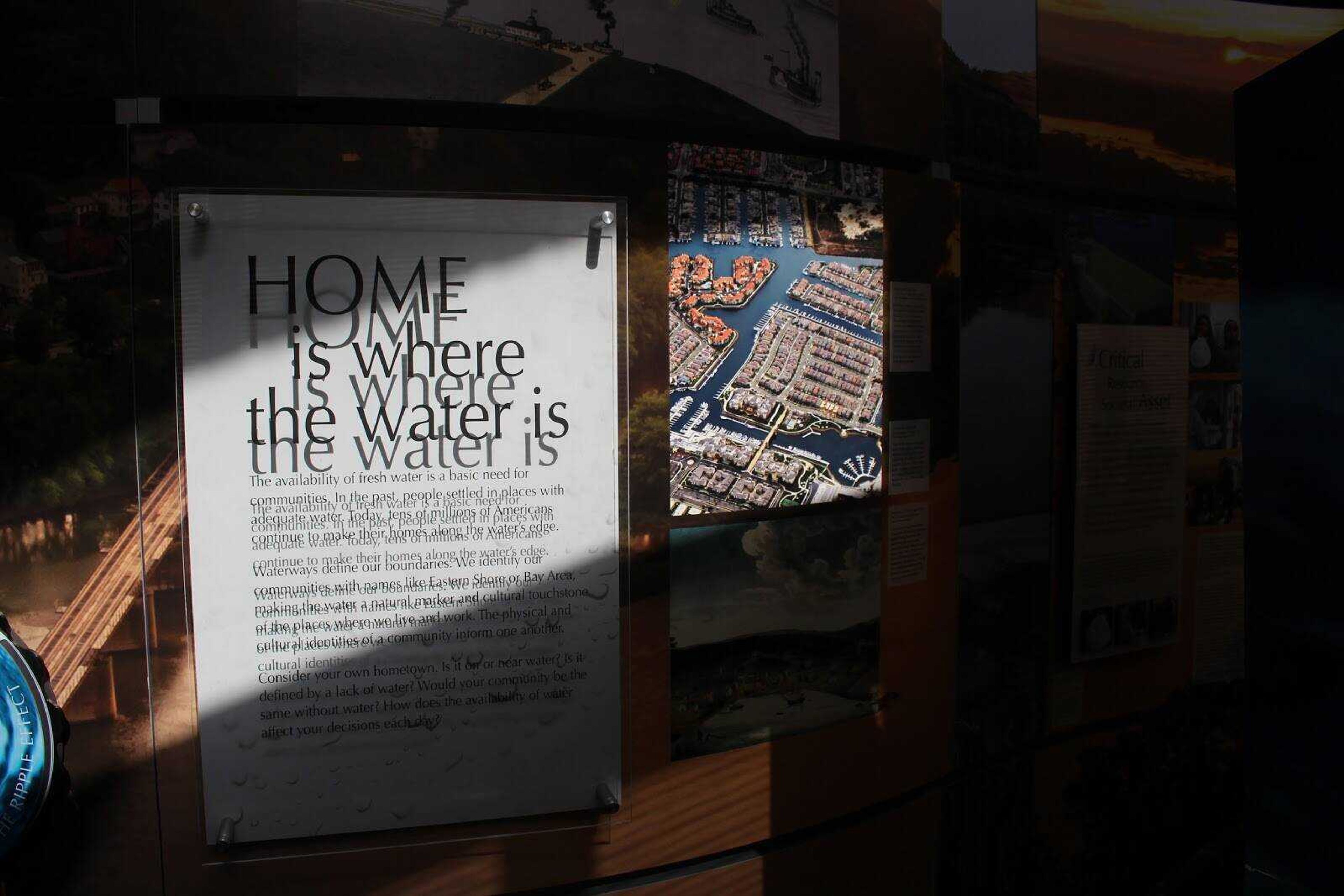 The “Water/Ways” exhibit opened on Monday, Oct. 19, 2020, at Heritage Hall in downtown Cape Girardeau. The Smithsonian feature takes up 600 square feet and explores all the different “Ways” water is a part of life.