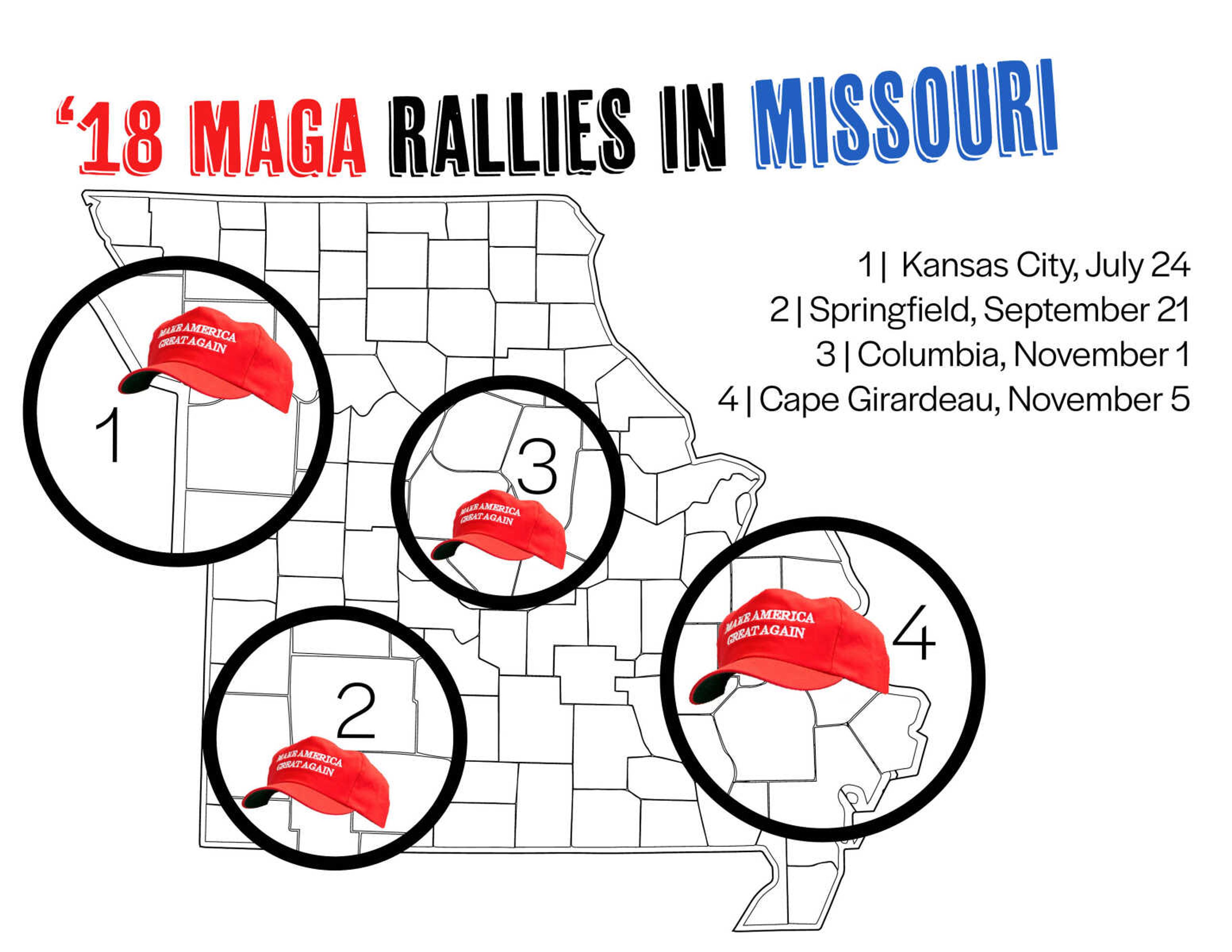 Trump holding MAGA rally at Show Me Center night before election