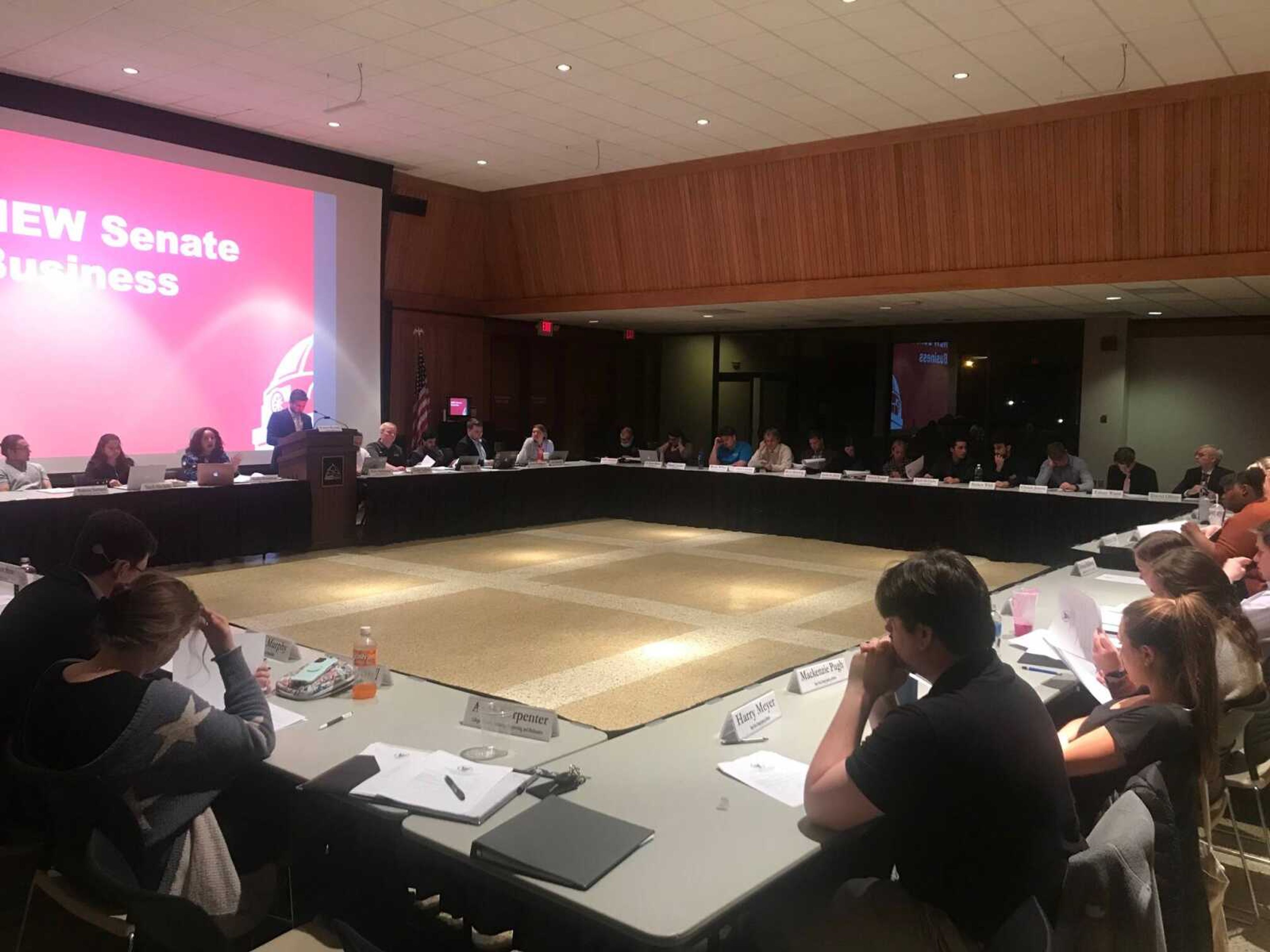 Senators voted on four funding requests at the March 28 SGA meeting, discussed the potential suspension and replacement of SAC and heard guest speaker Brad Sheriff speak on tuition changes for next year.