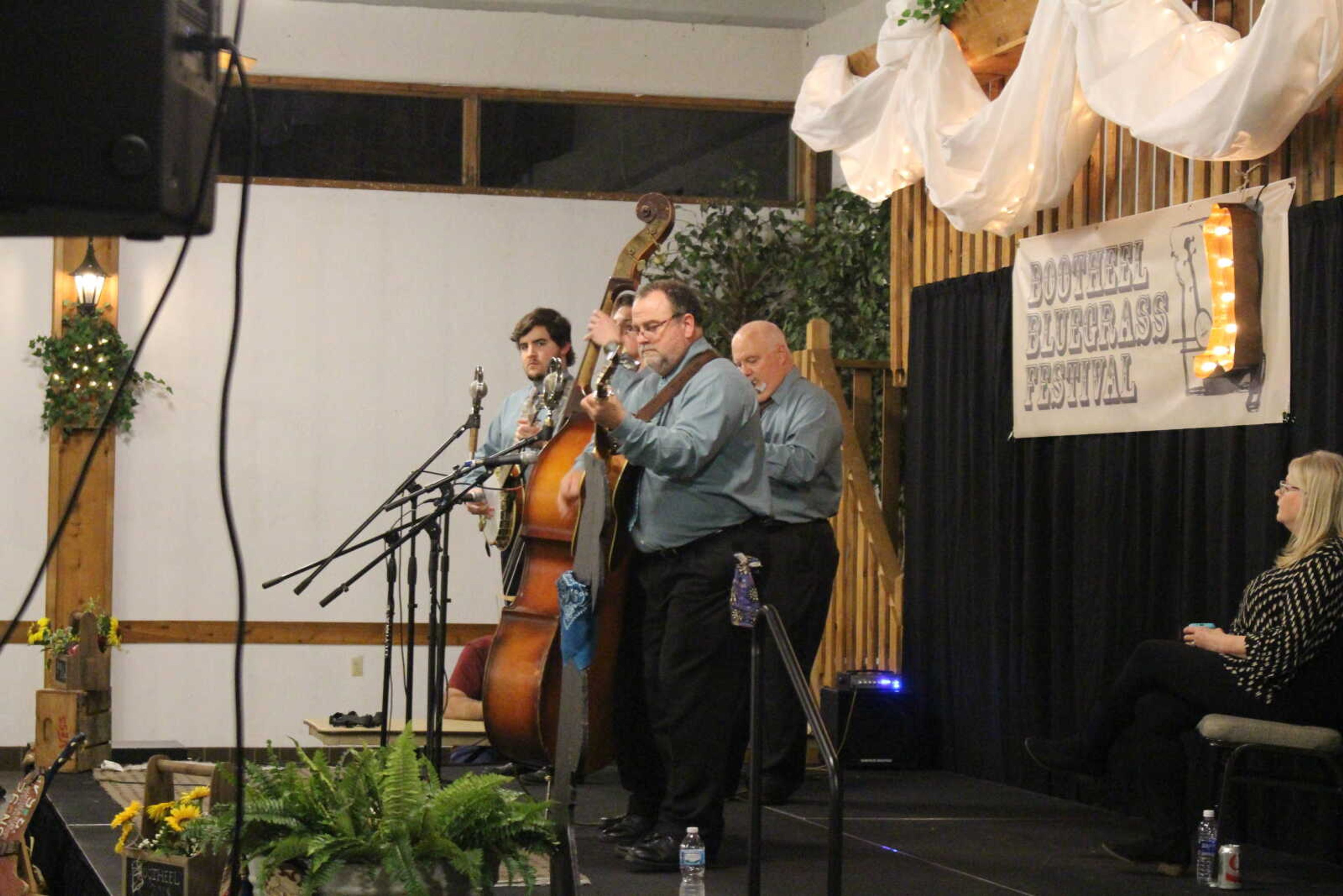 Bulll Hurman and Bull's Eye perform at the Bootheel Bluegrass Festival at the Bavarian Halle in Jackson Jan. 27.