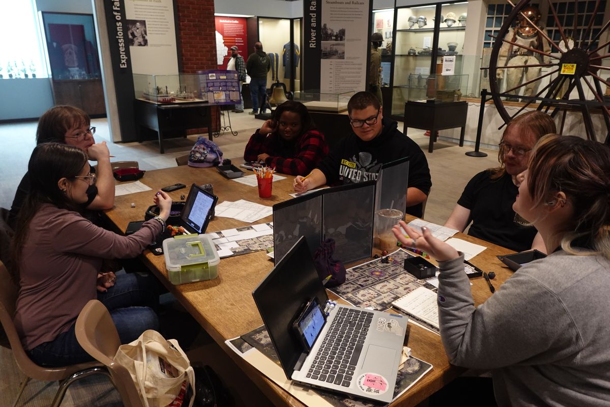Crisp Museum Hosts Dungeons and Dragons Session for Students