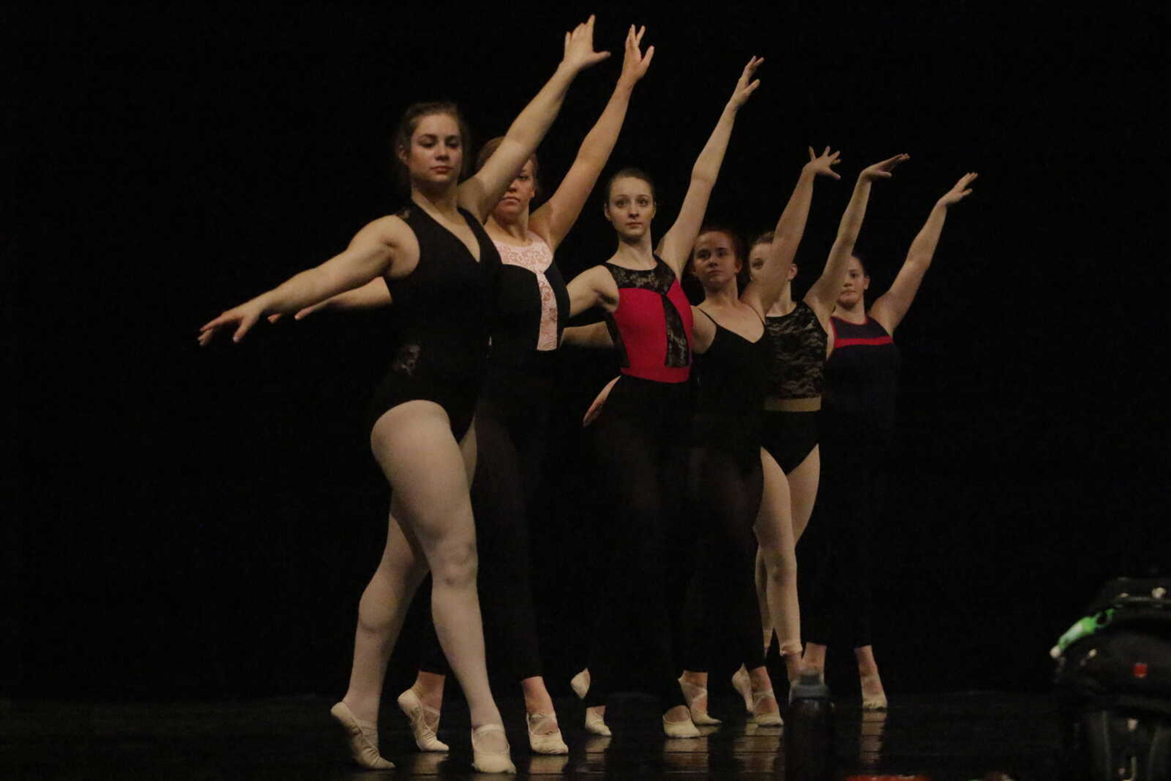 Dancers rehearse for 'Spring into Dance.'