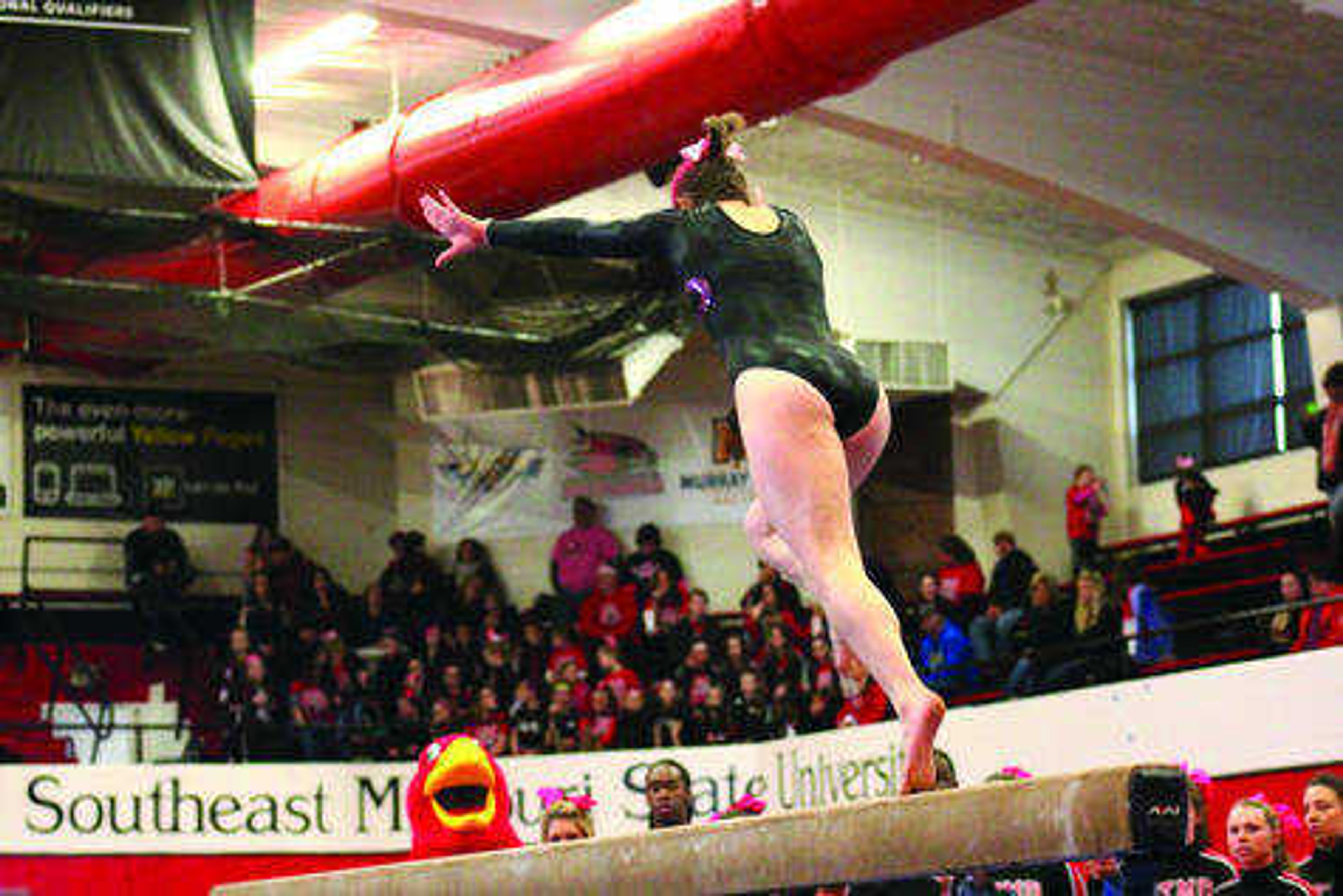Redhawks gymnastics team hopes focusing on the "little things" will bring success