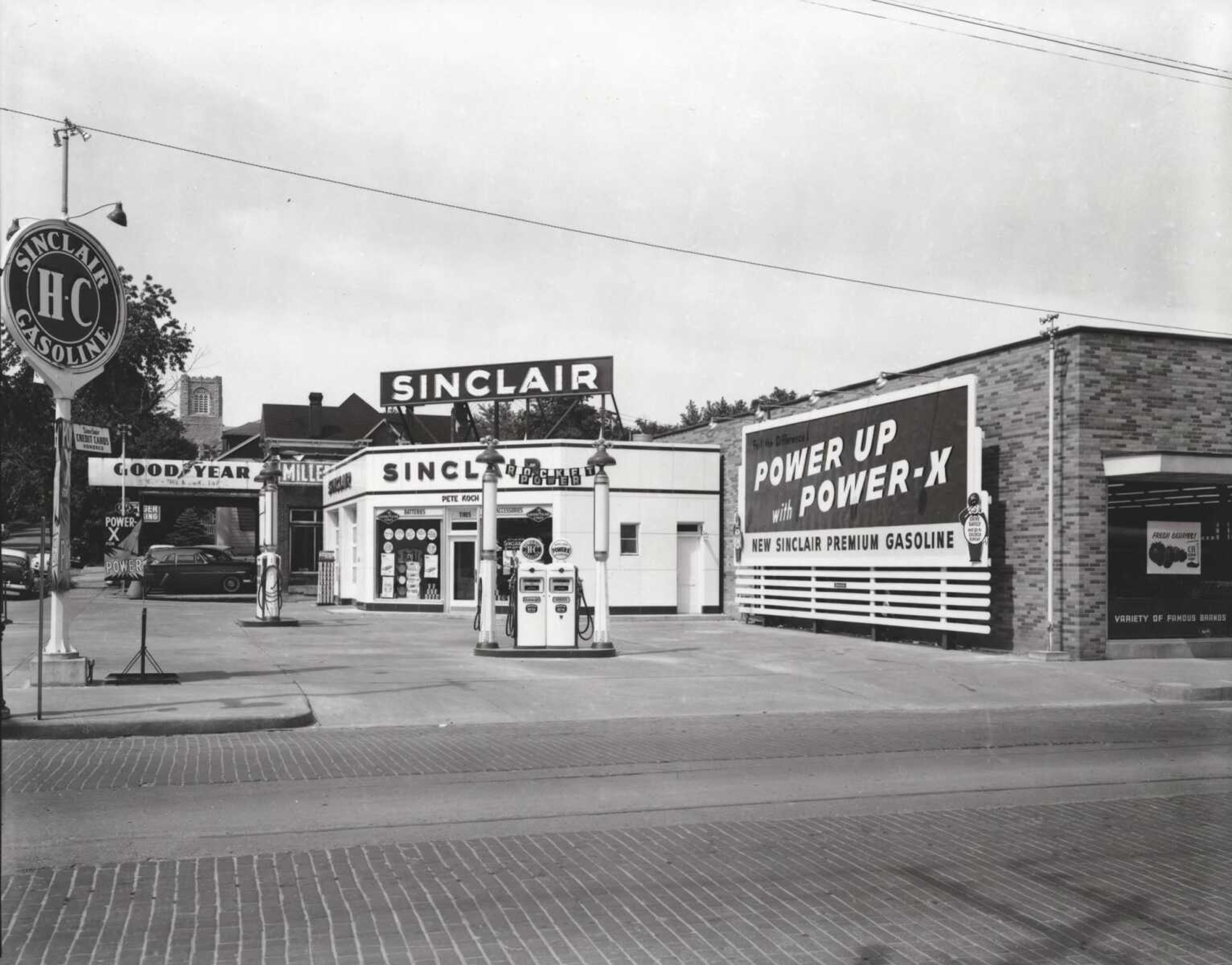 The Sinclair Gas Station still stands as a service station today at 740 Broadway.