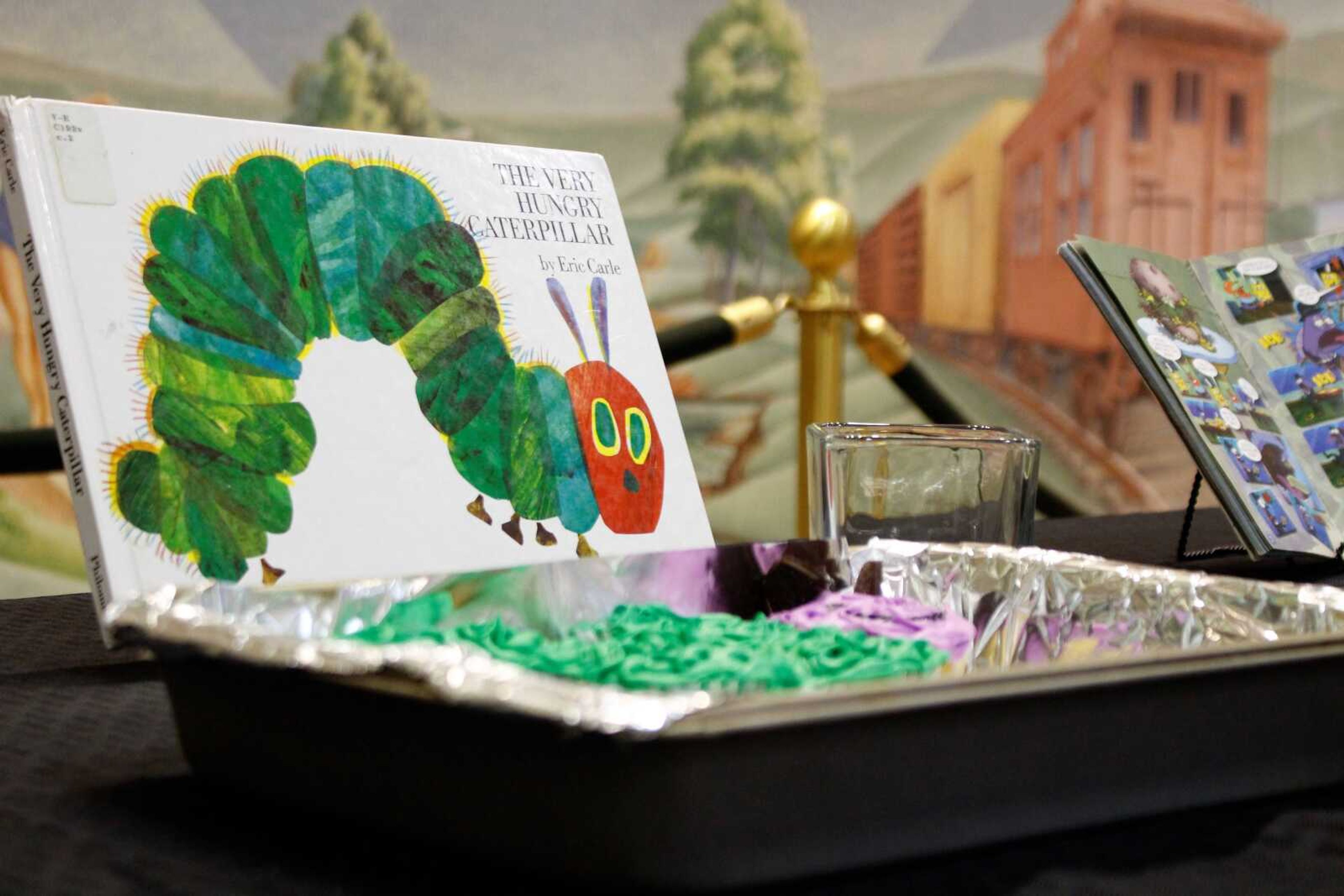 One faculty member creates “The Very Hungry Caterpillar” in food. 