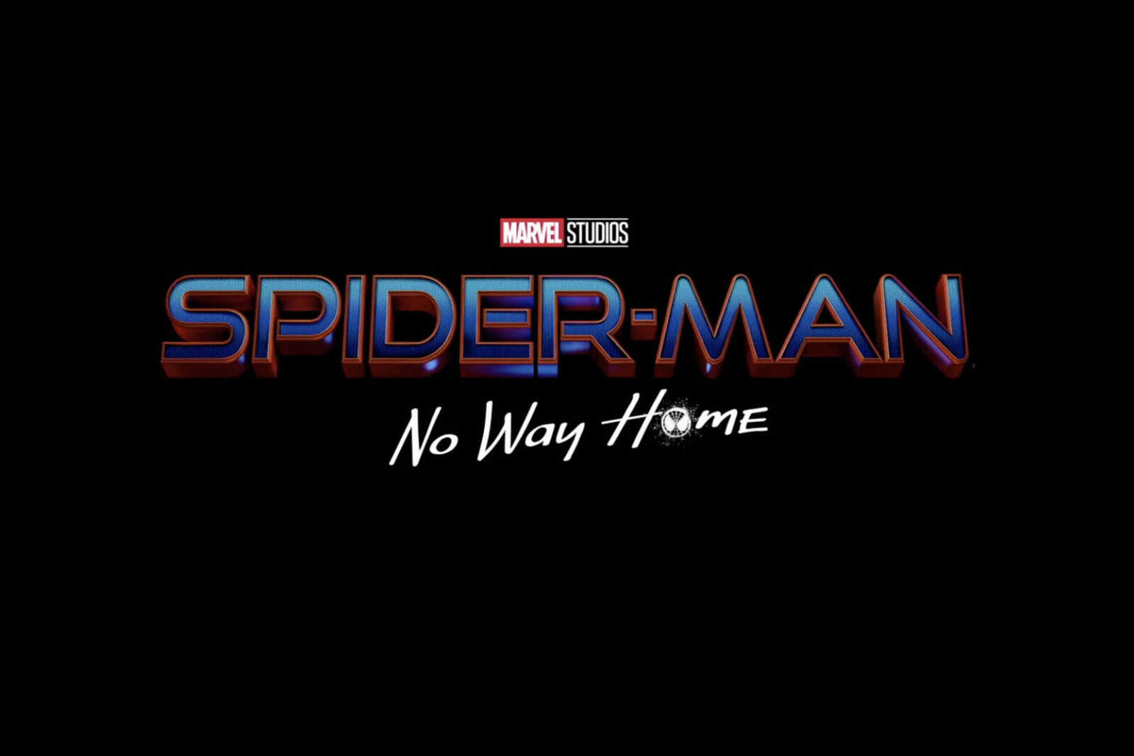 Title card for the upcoming Spider-Man movie "No Way Home." The movie is expected to be in theaters December 2021.